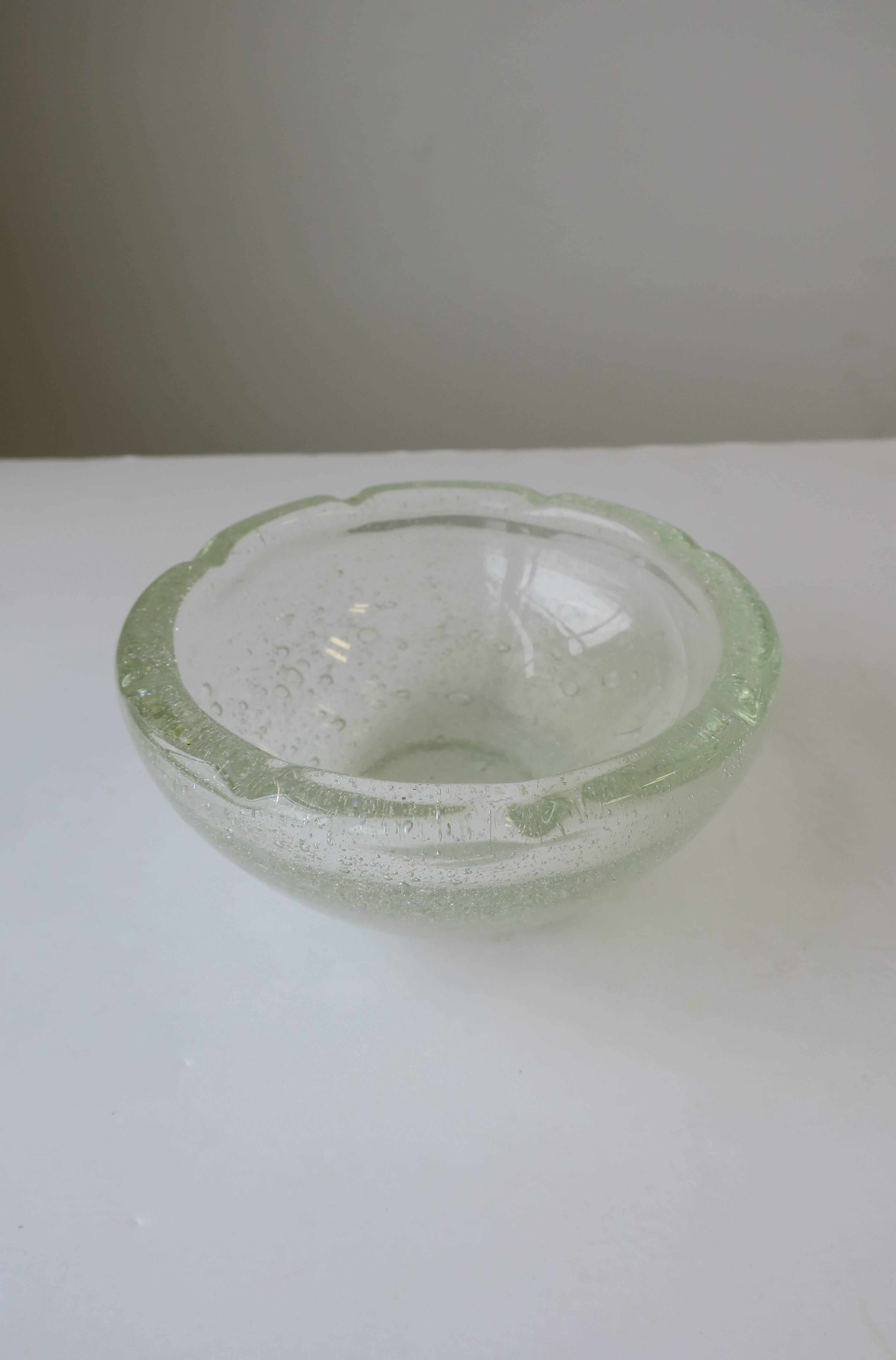 French Modern Art Glass Bowl 6