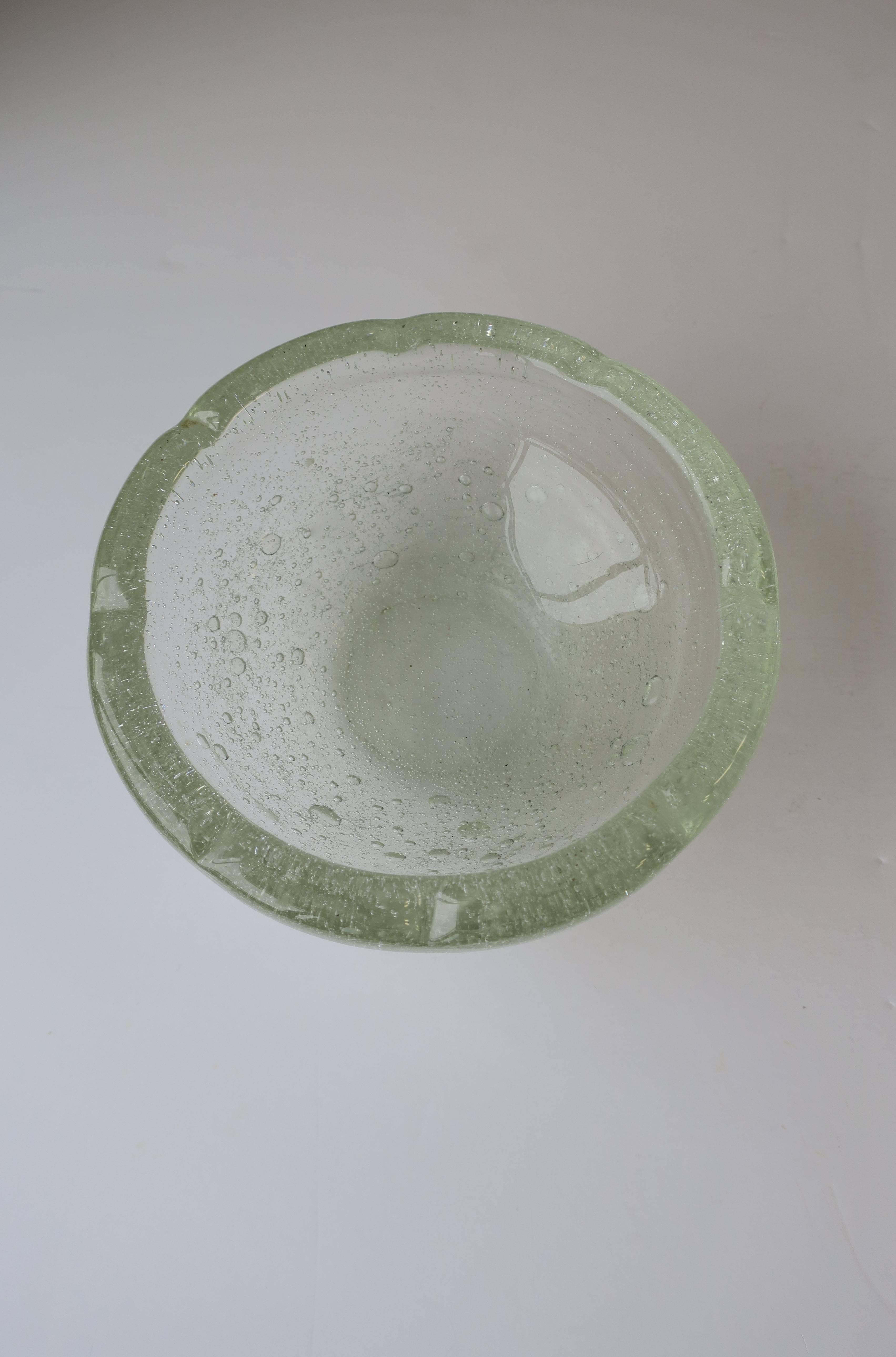 French Modern Art Glass Bowl 7