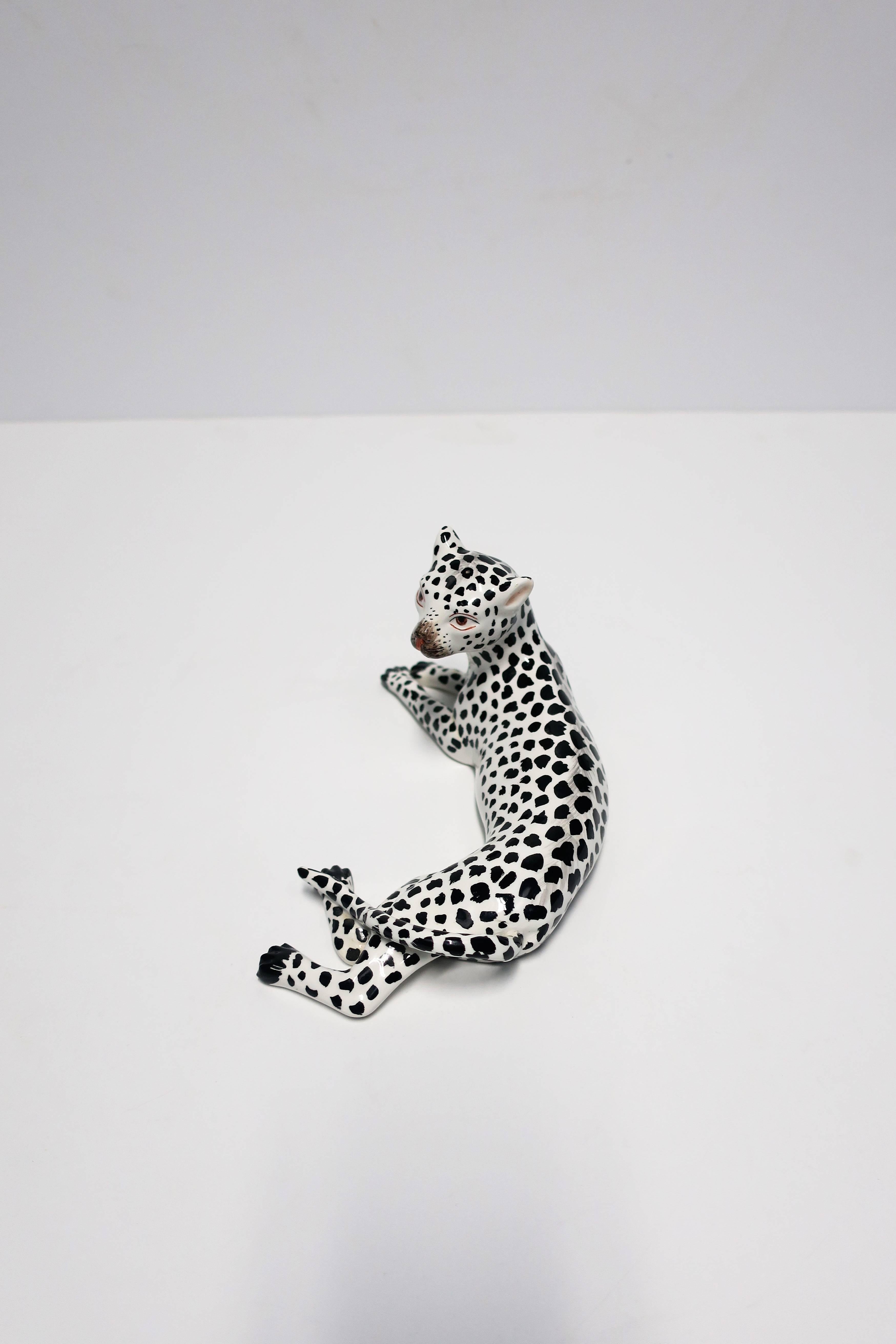 art deco leopard