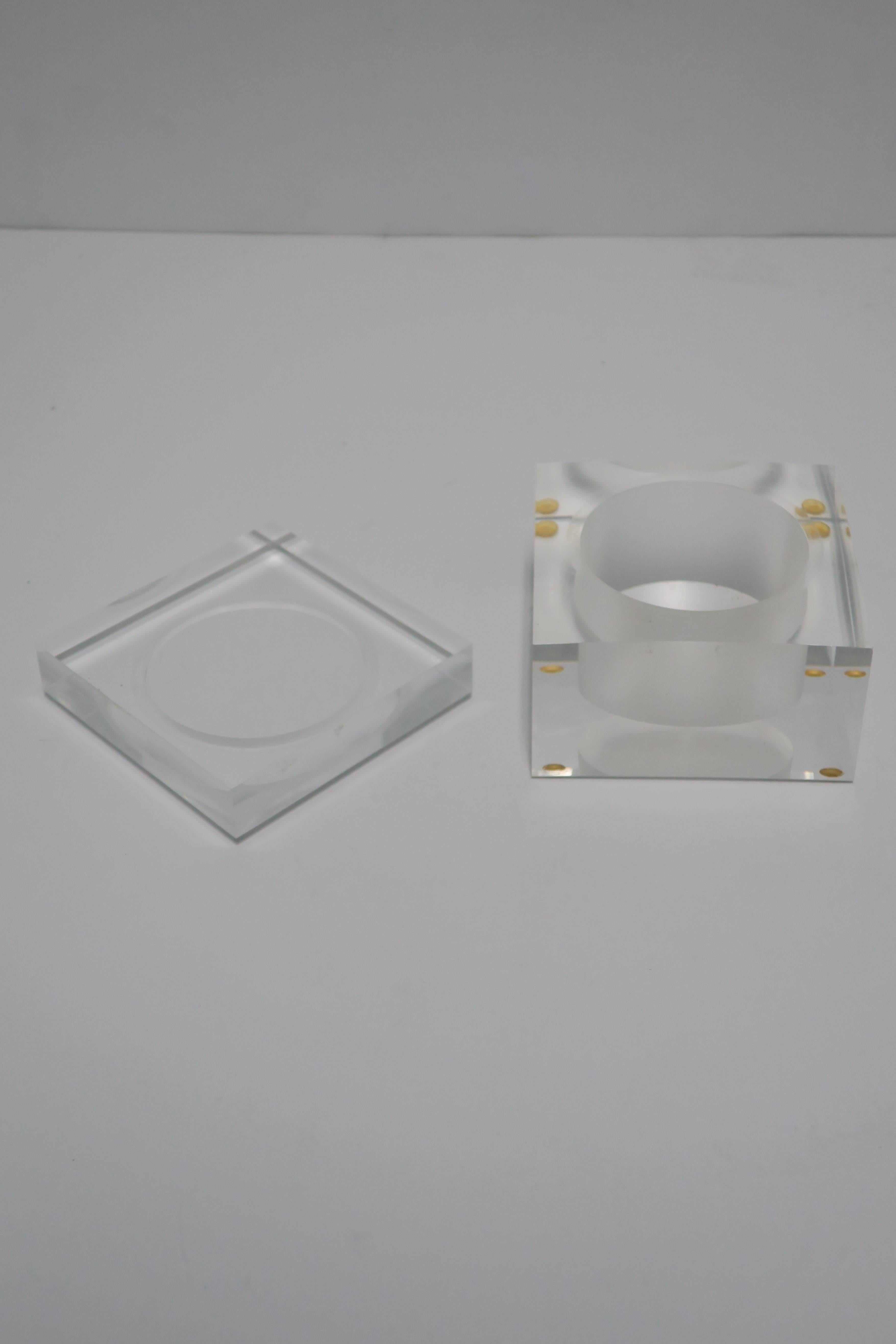 Lucite Jewelry Box For Sale 7
