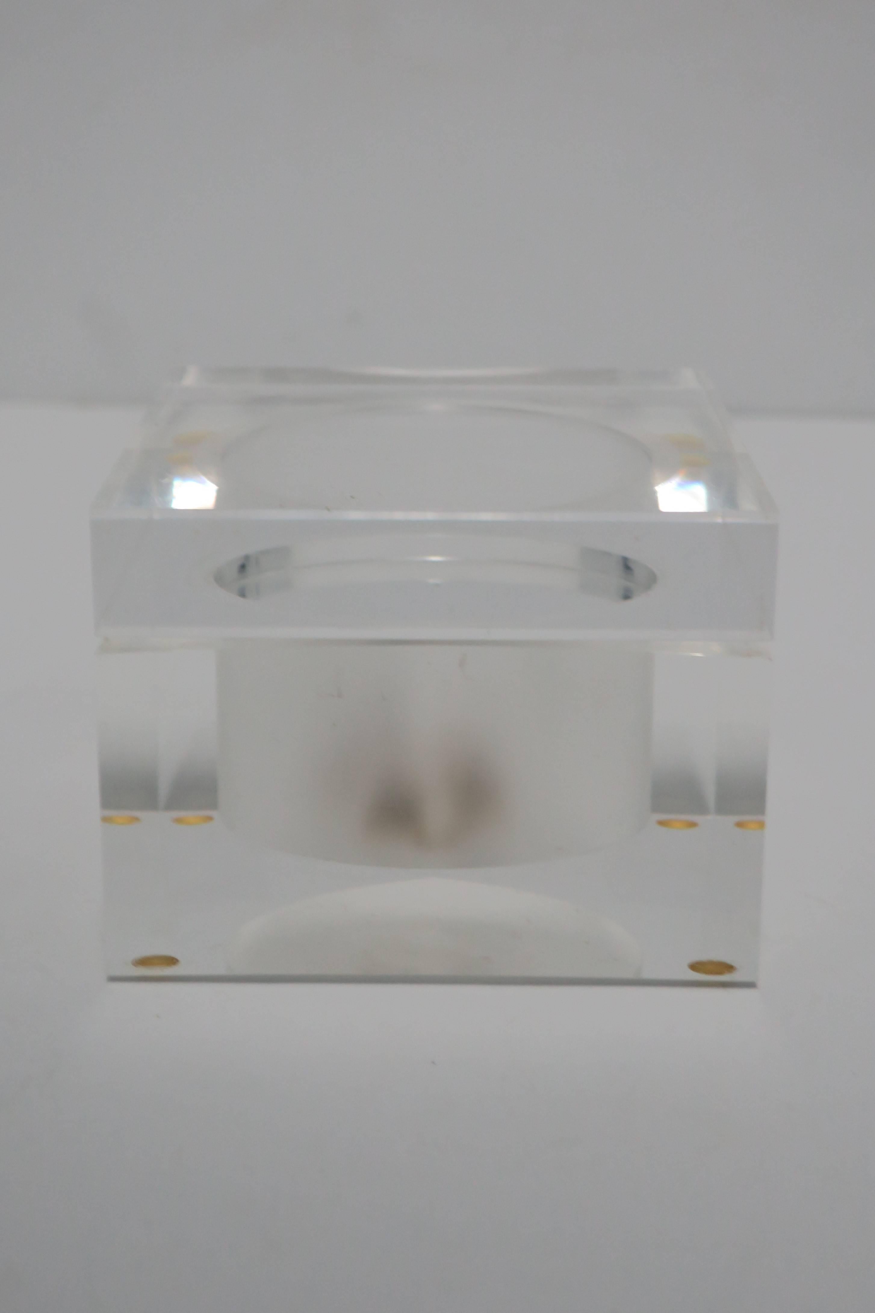 Lucite Box, 1990s For Sale 11