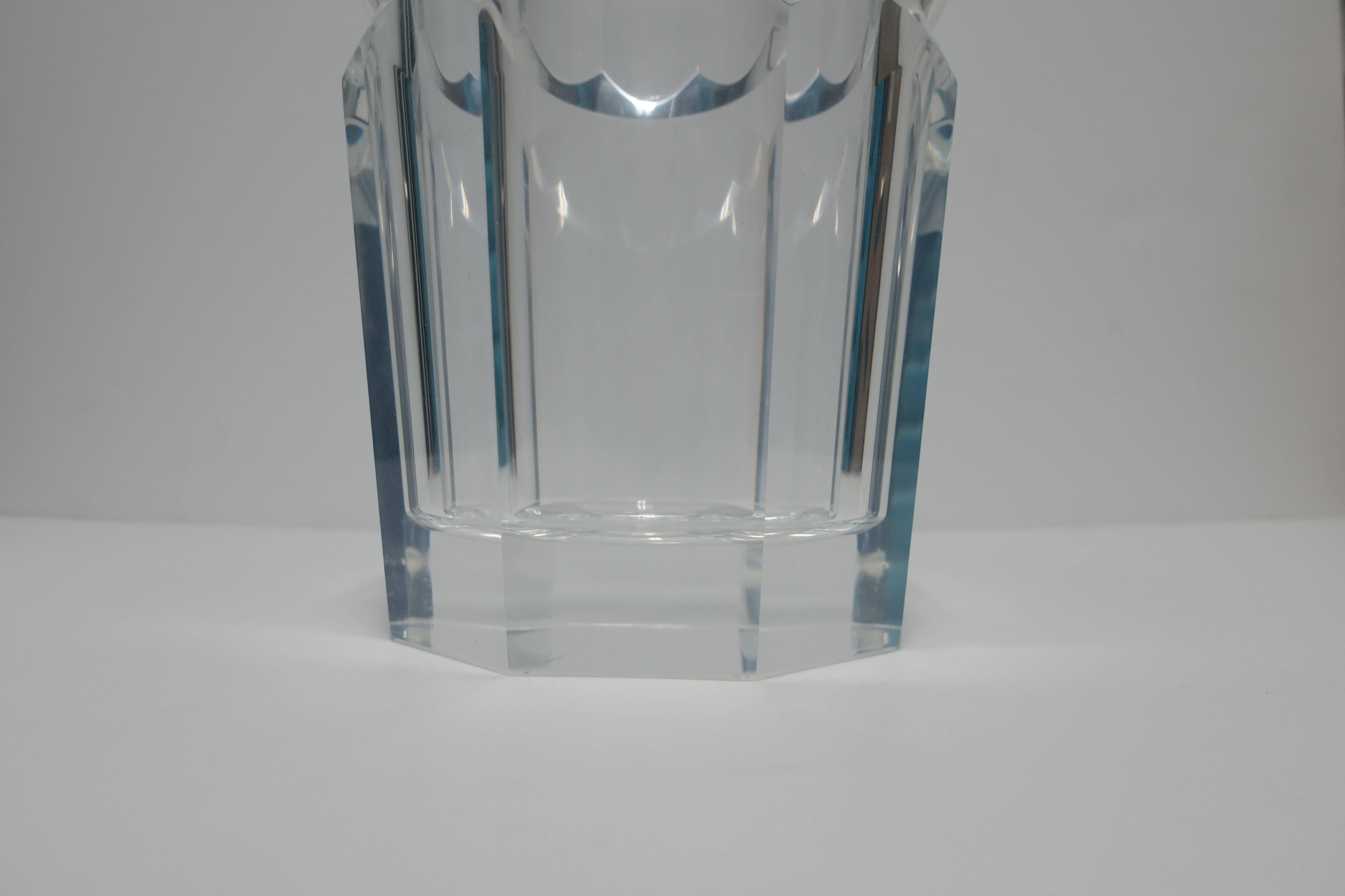 Lucite Champagne Wine Cooler or Ice Bucket 7