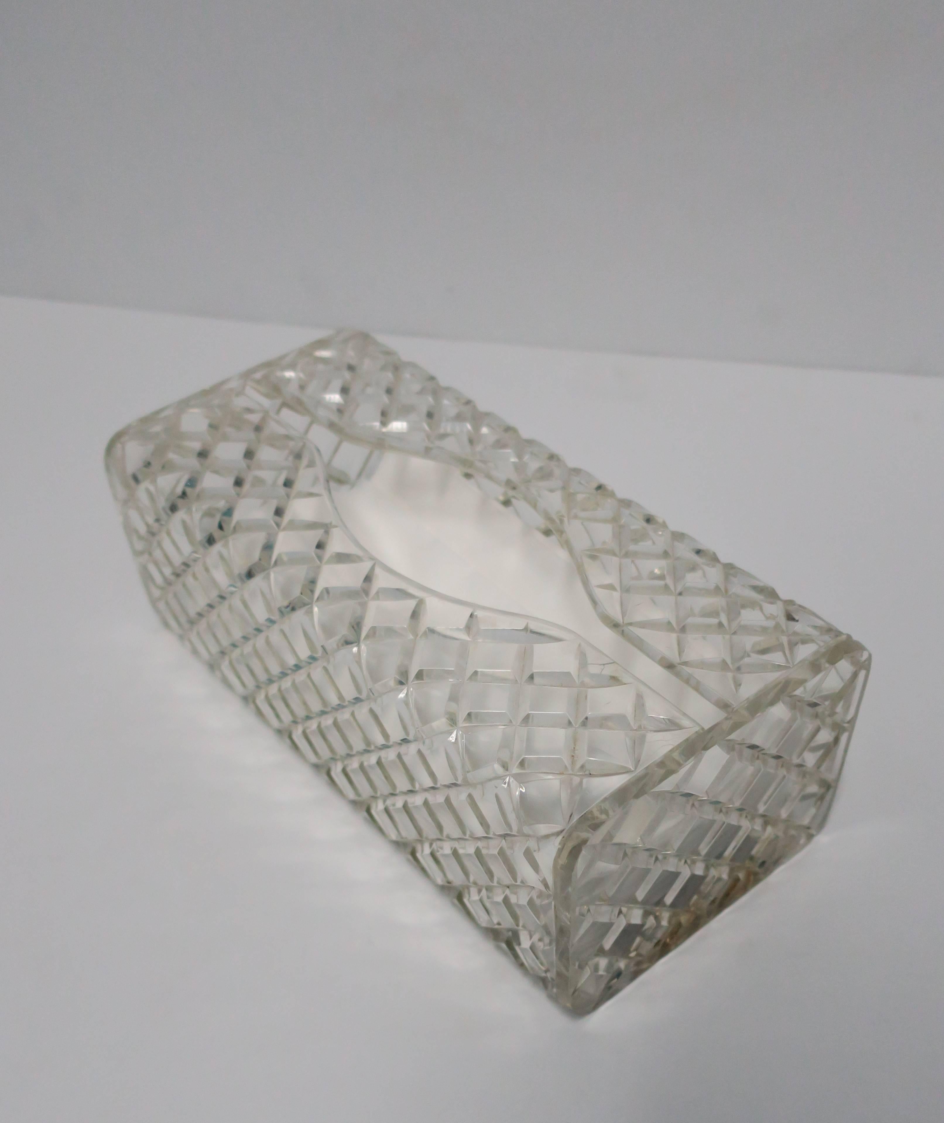 Vintage Lucite Tissue Box 2