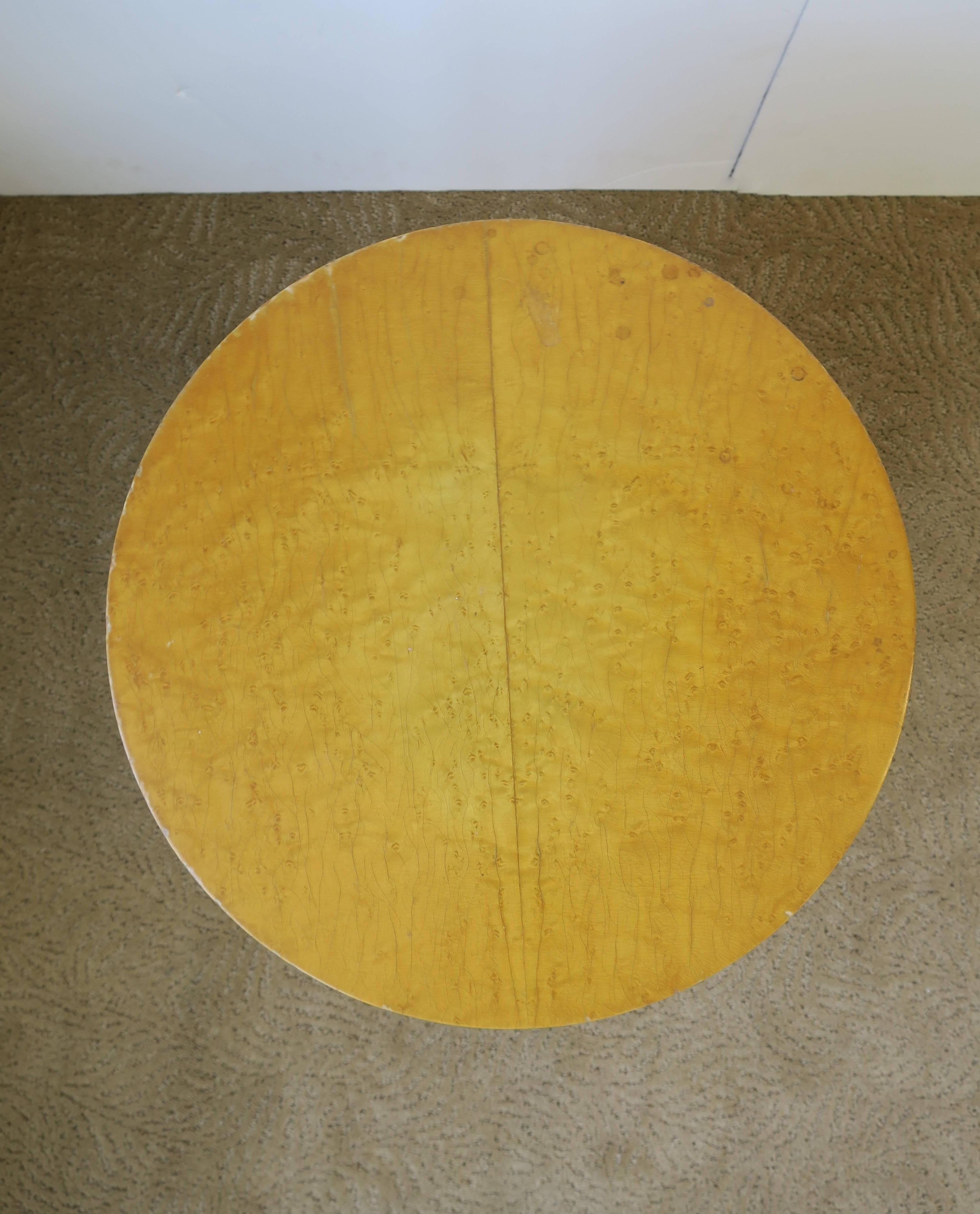Modern Round Pedestal Side Table  1