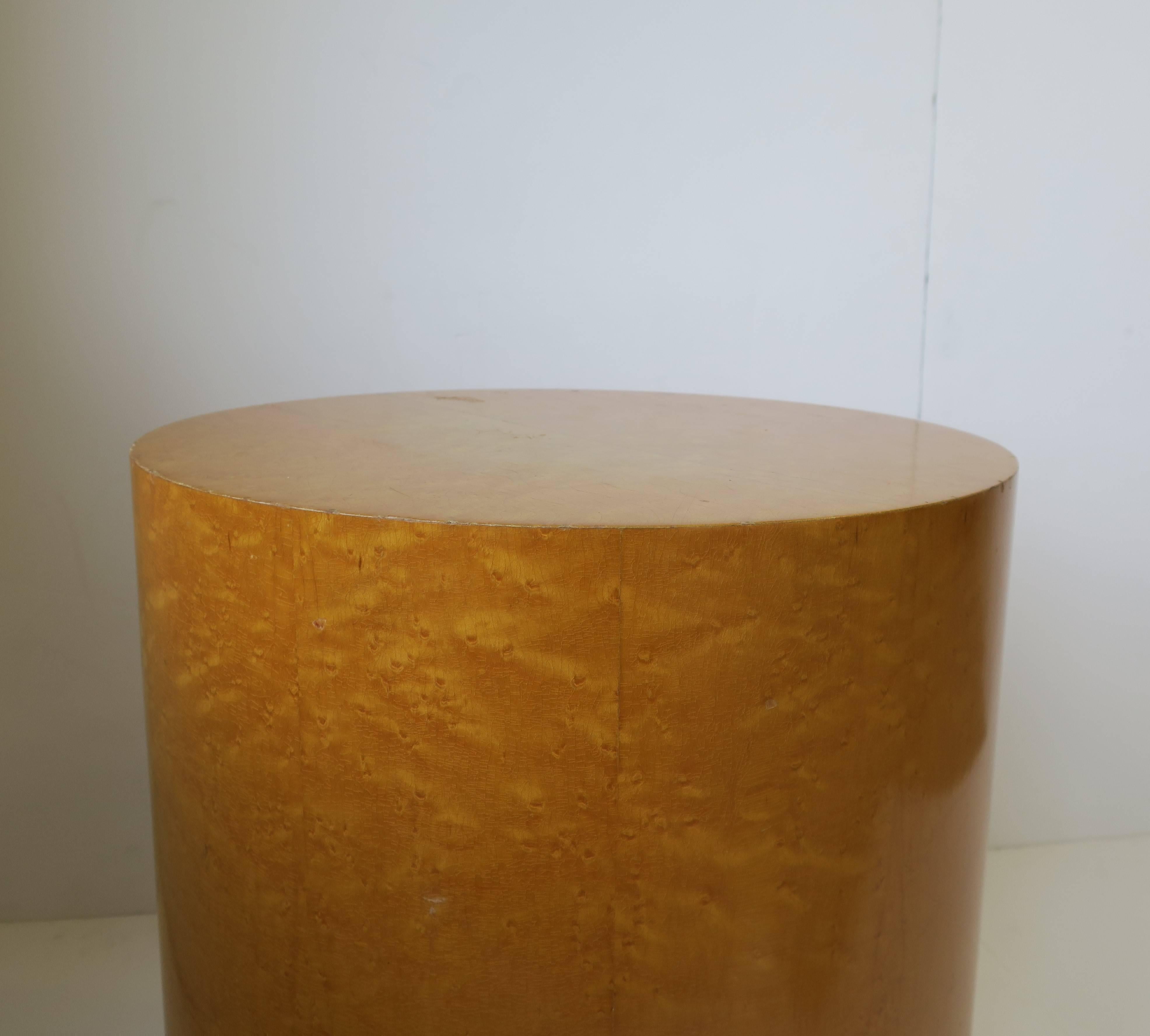 Modern Round Pedestal Side Table  2