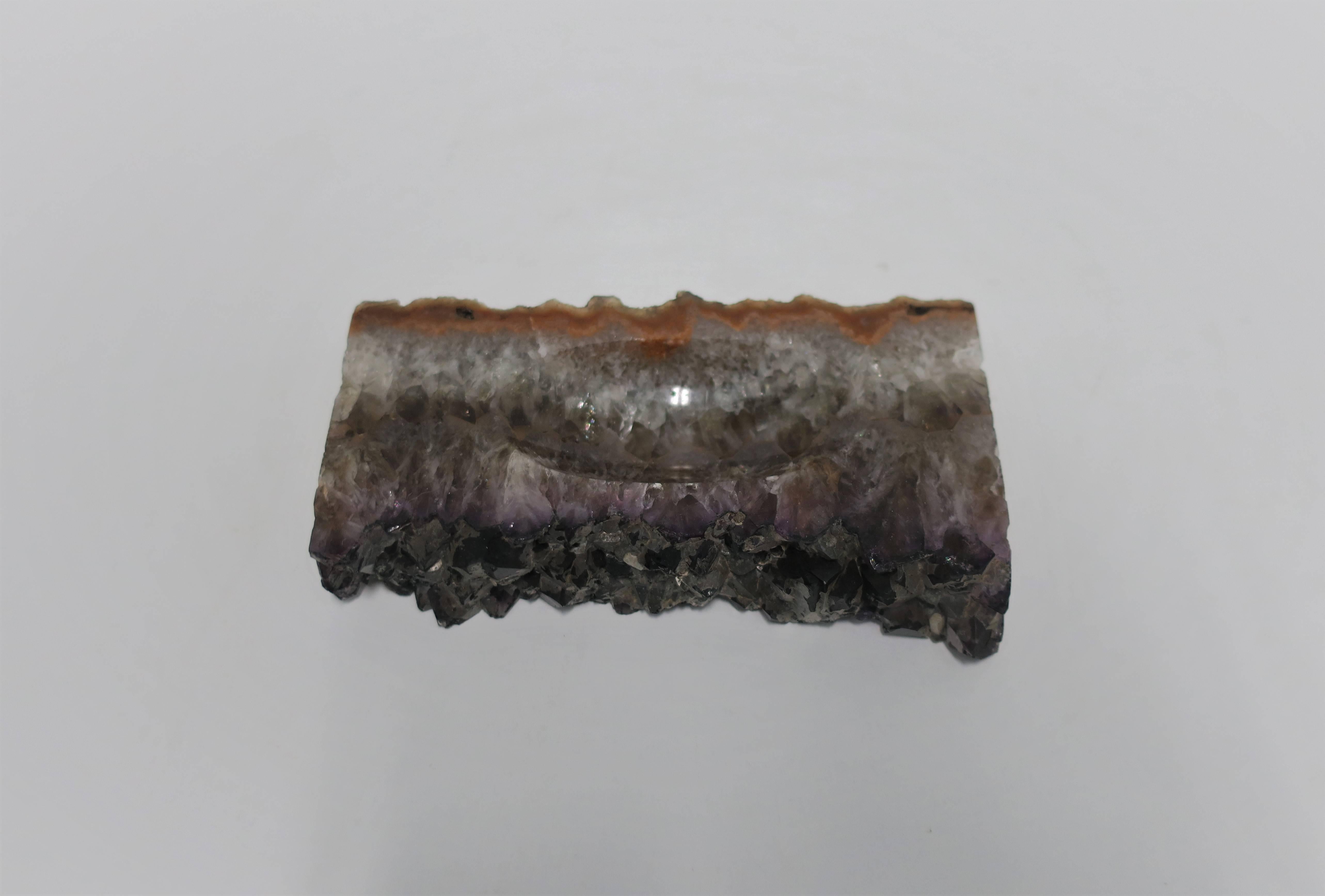 Purple Amethyst Jewelry Dish For Sale 1