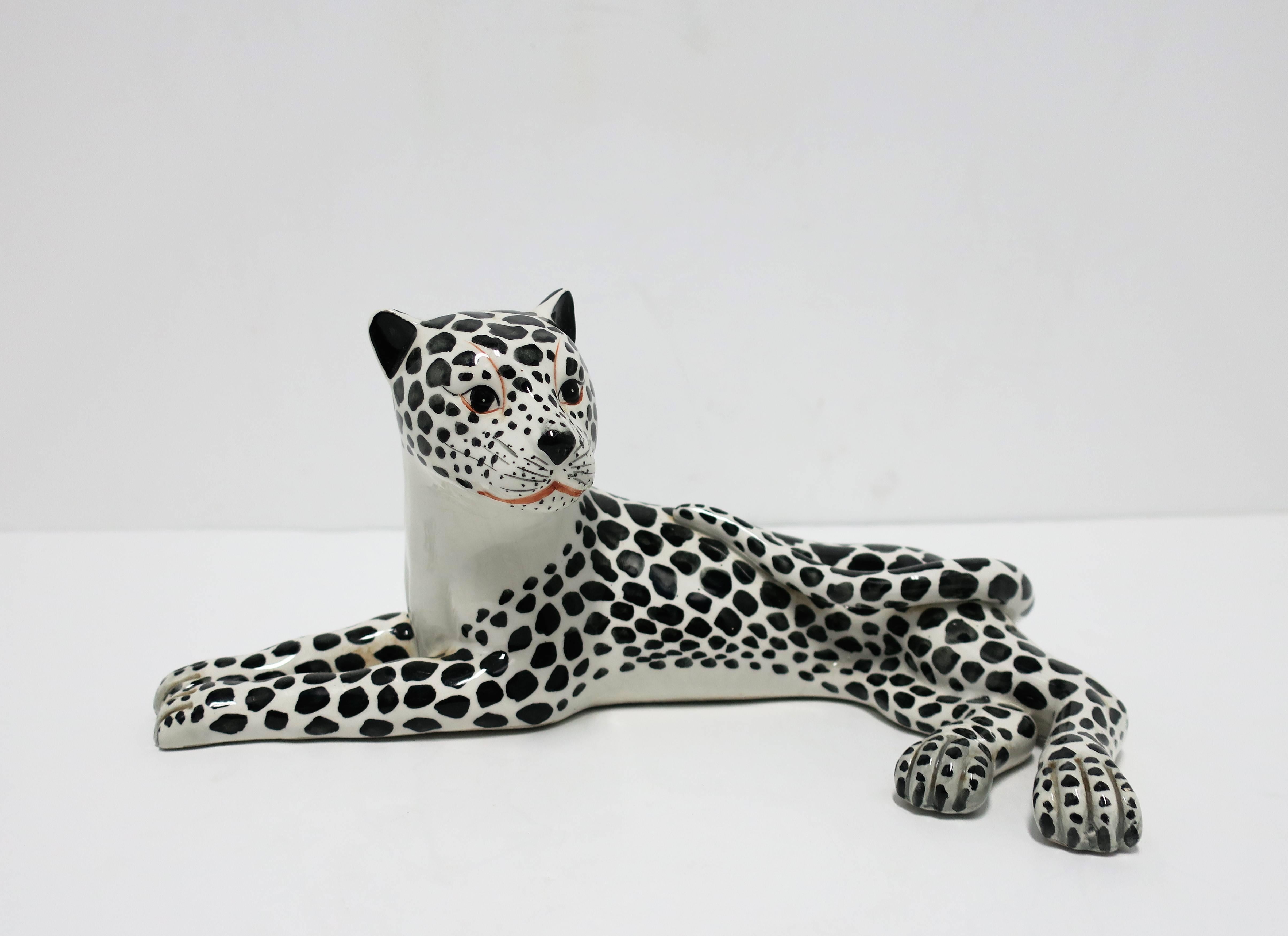 art deco leopard