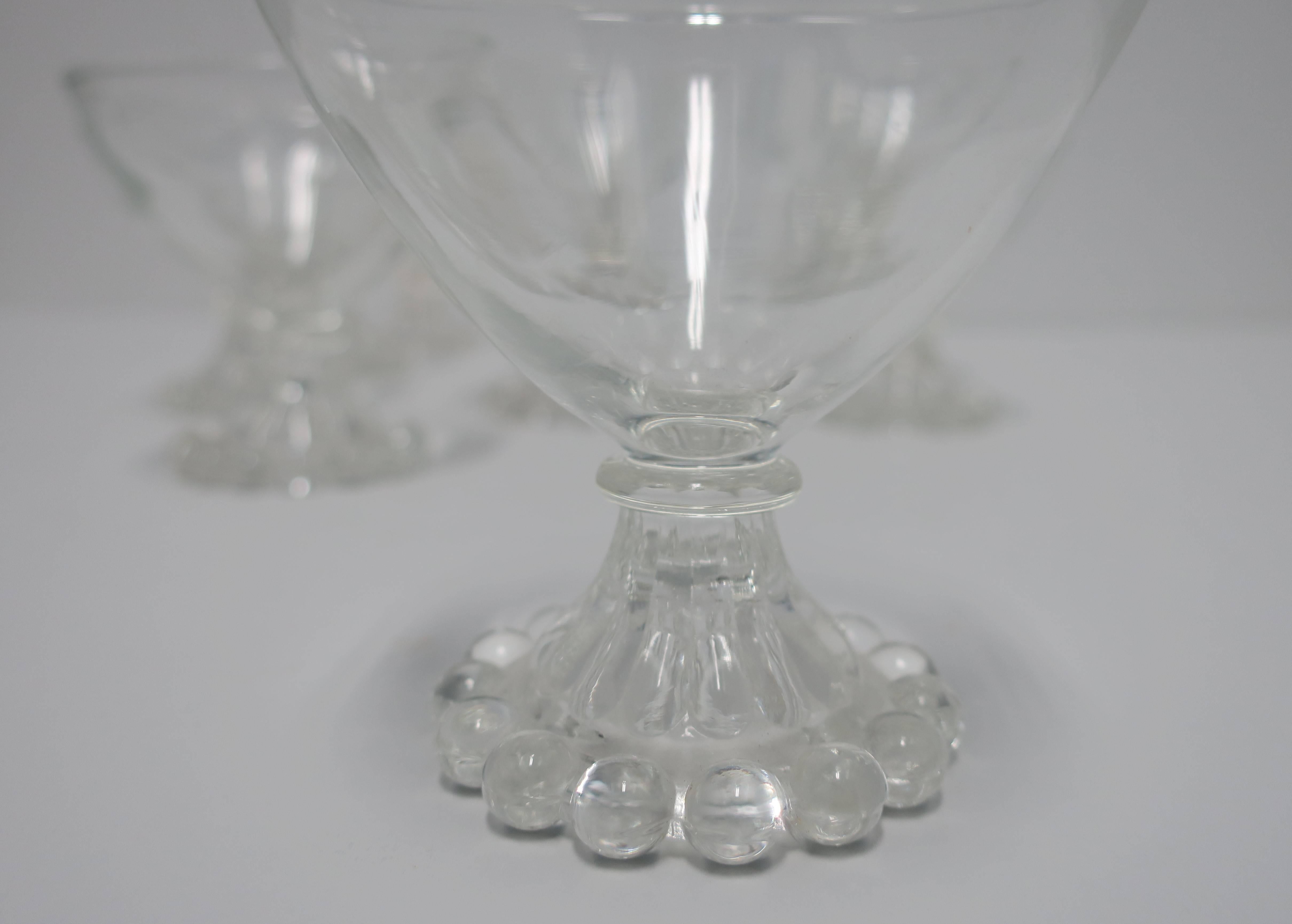 Cocktail or Champagne Glasses, ca. Early 20th Century 2