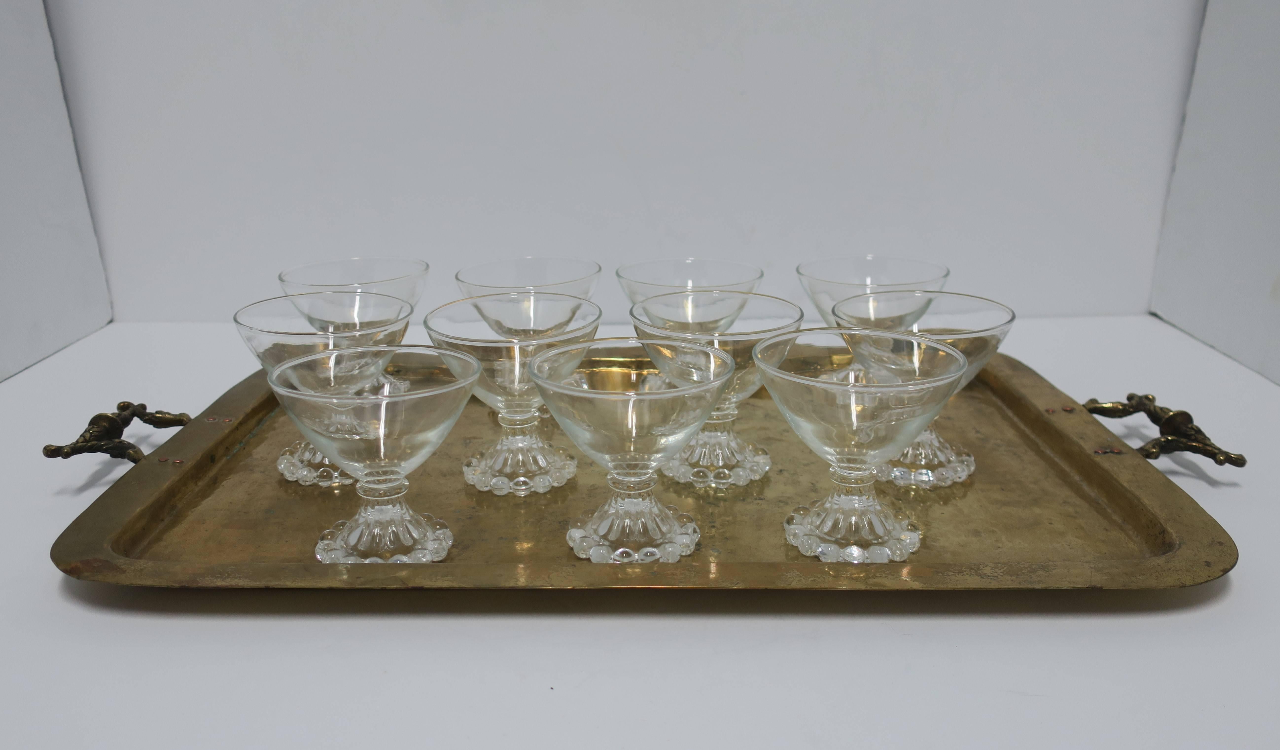 Cocktail or Champagne Glasses, ca. Early 20th Century 5
