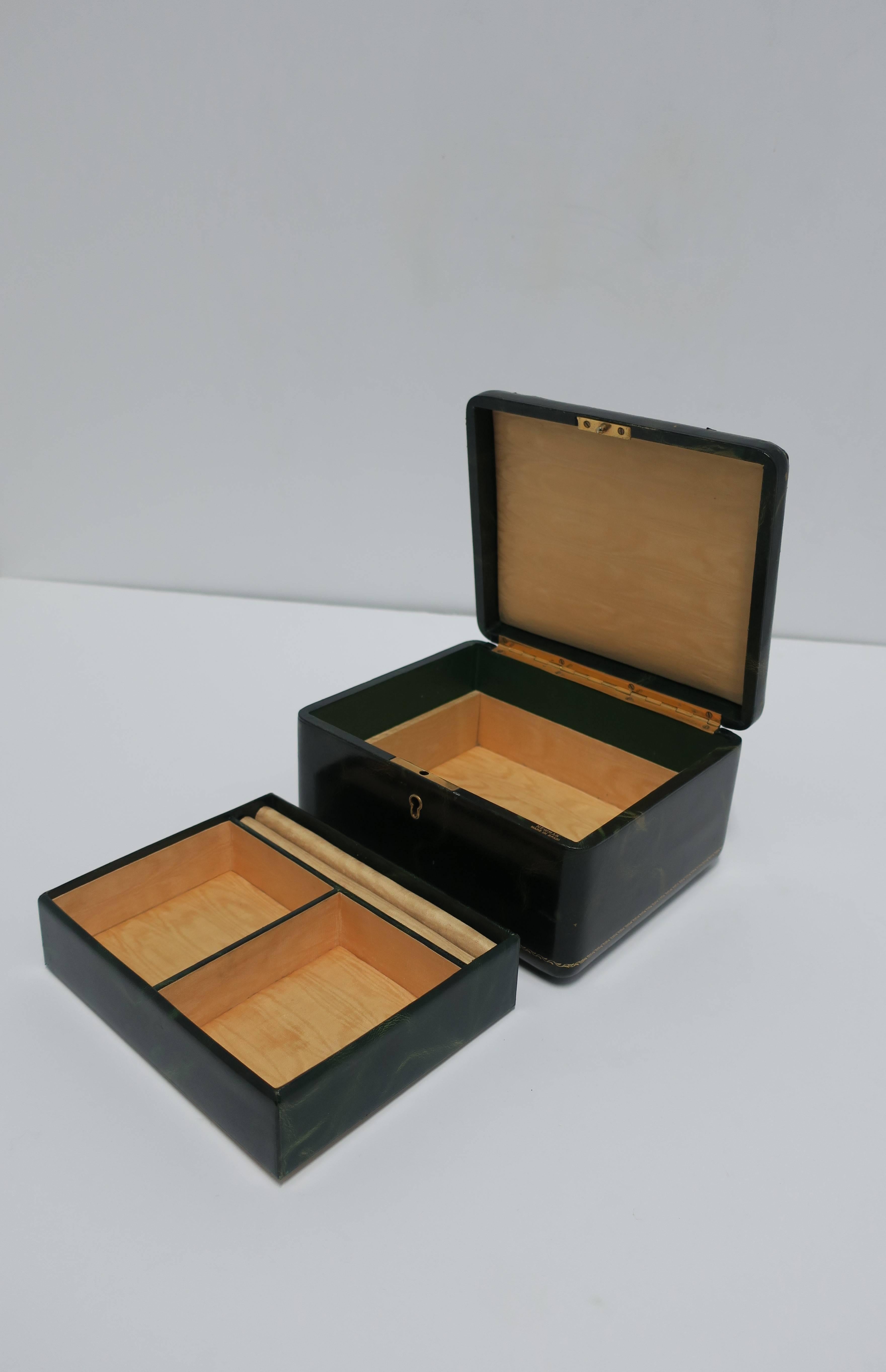 Leather Jewelry Box from Spain 1