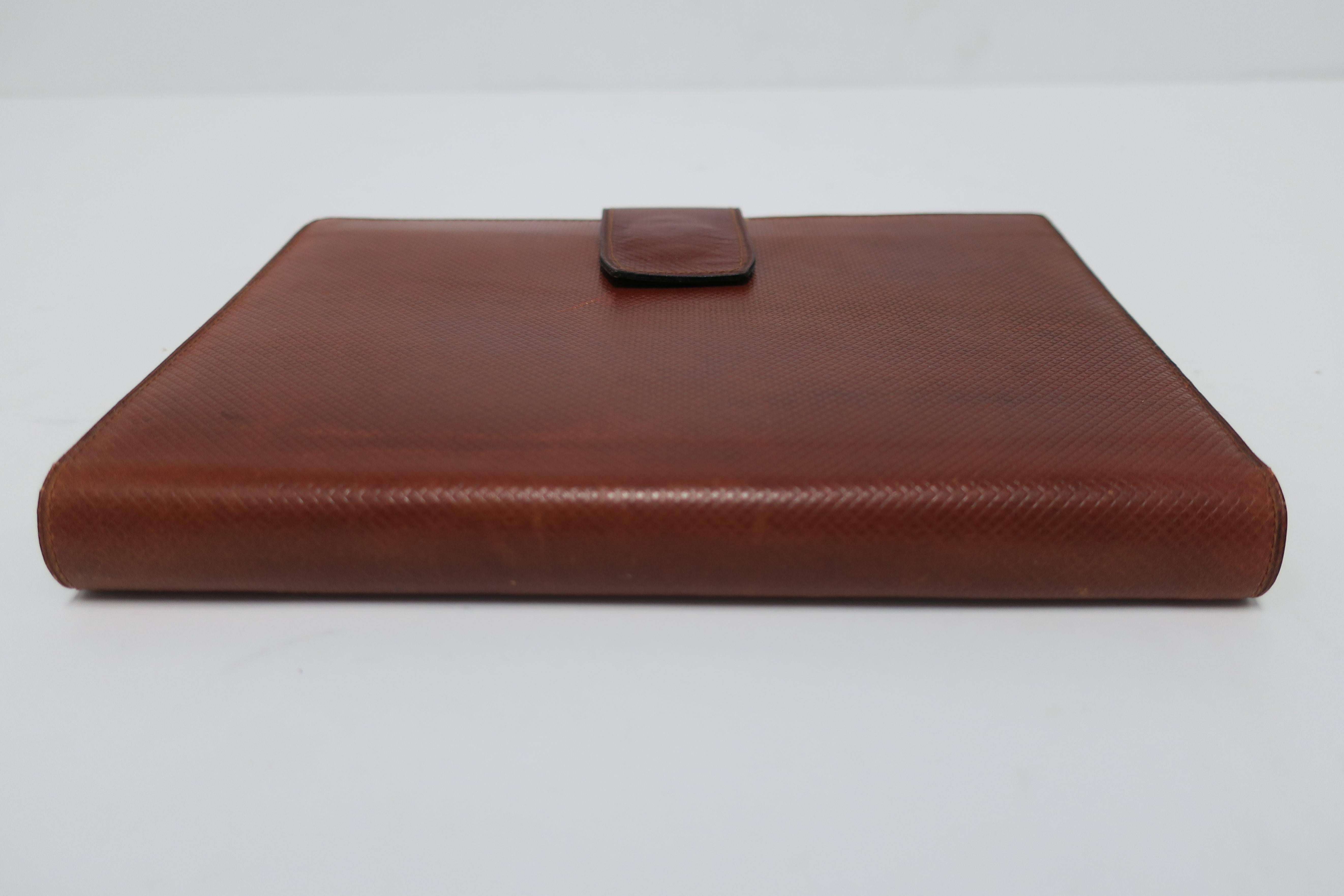 bottega leather desk