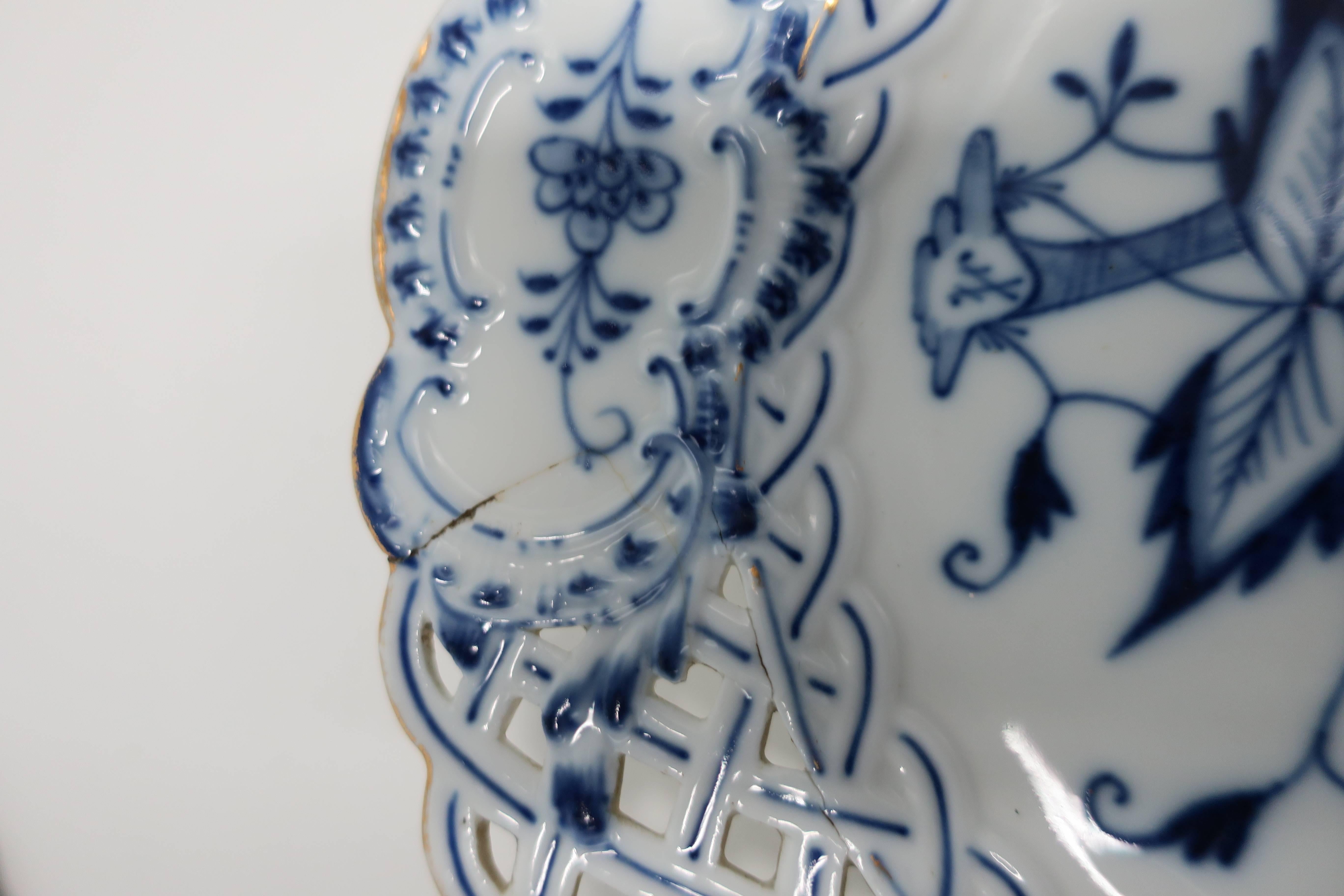 Blue and White Meissen Porcelain Plates 3