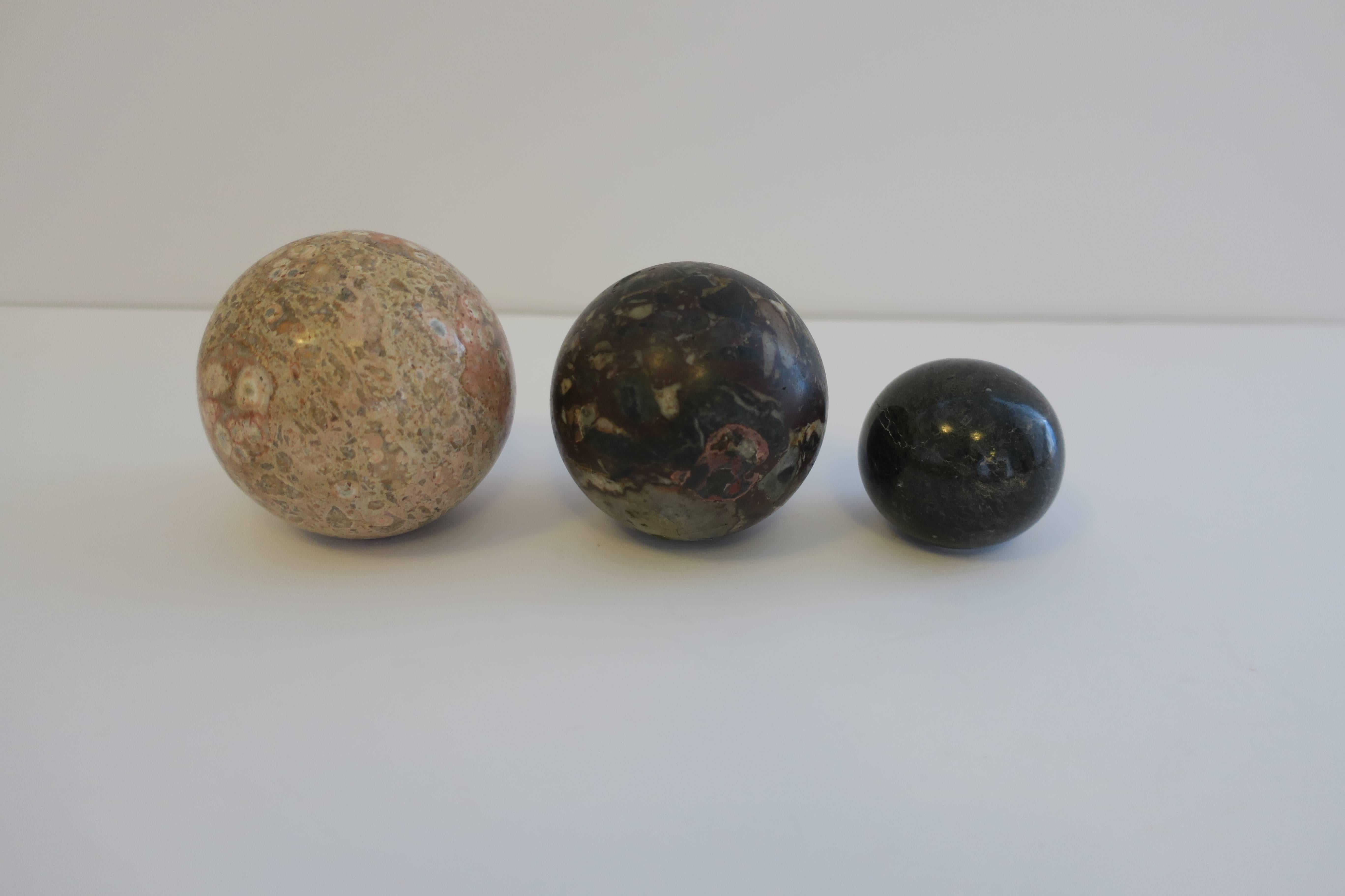 Marble Stone Spheres, ca. 1970s 1