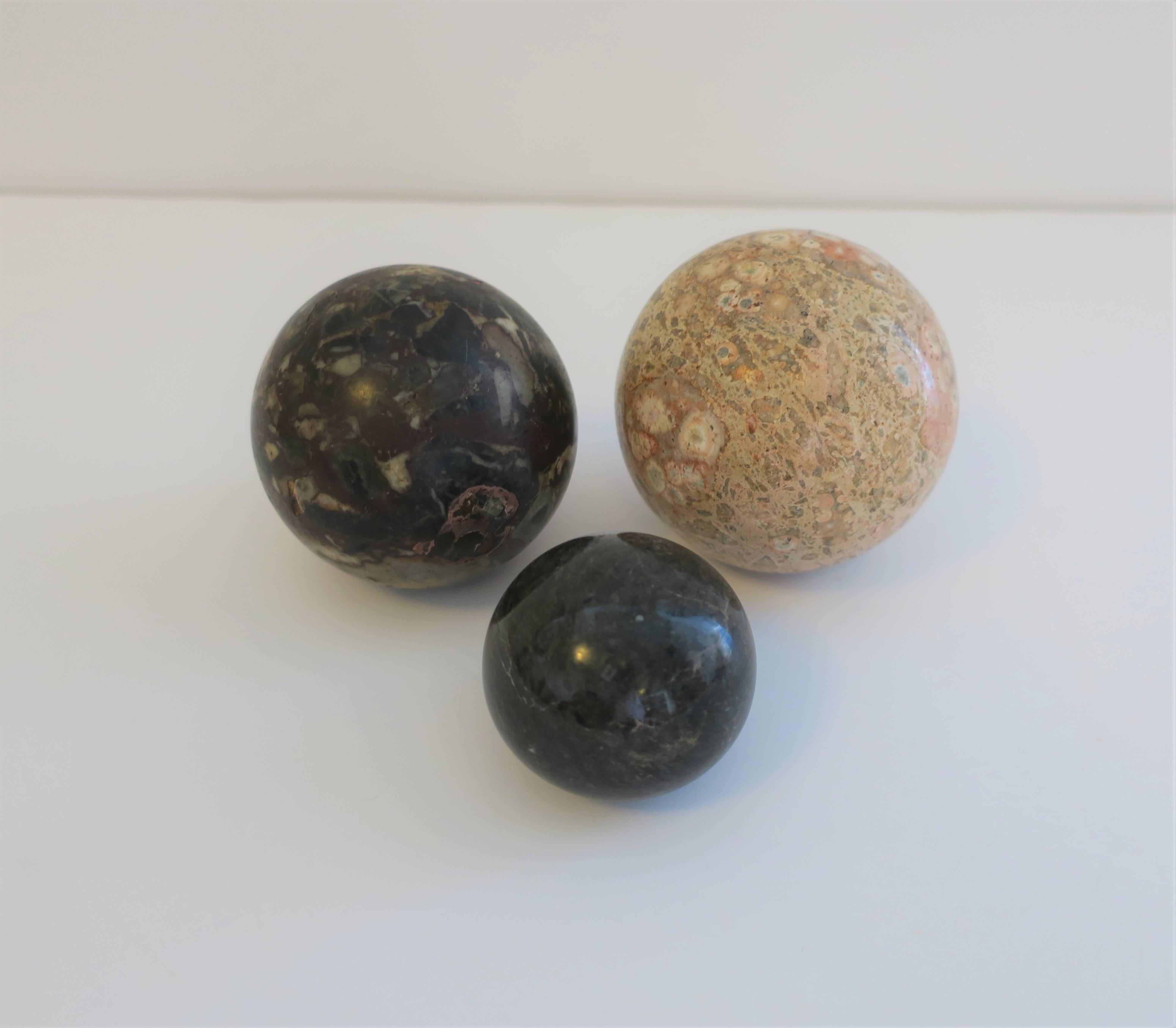 Marble Stone Spheres, ca. 1970s 2