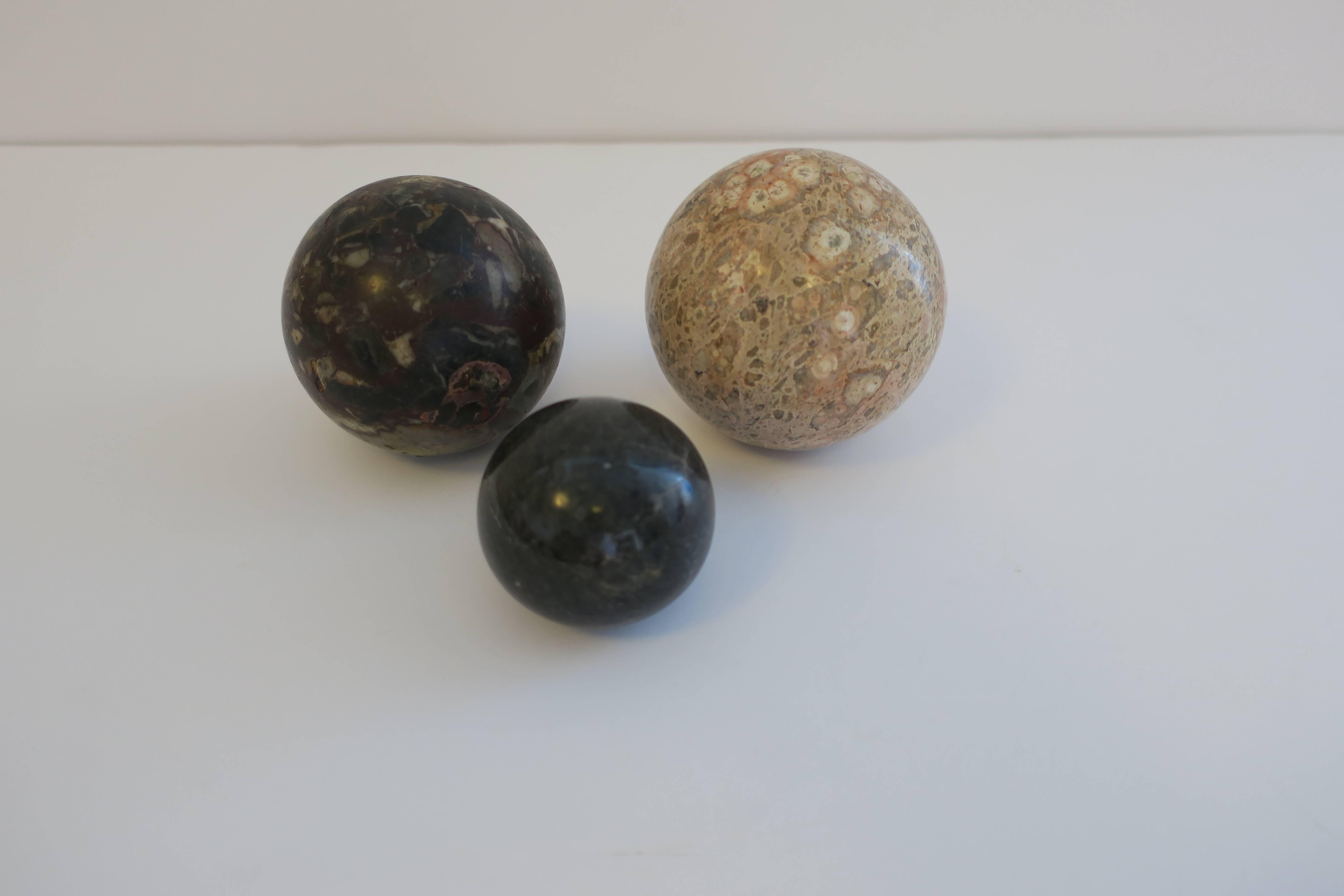 Marble Stone Spheres, ca. 1970s 3