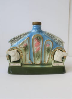 Vintage Horse Racing Kentucky Derby Decanter Liquor or Spirits Bottle, 1974