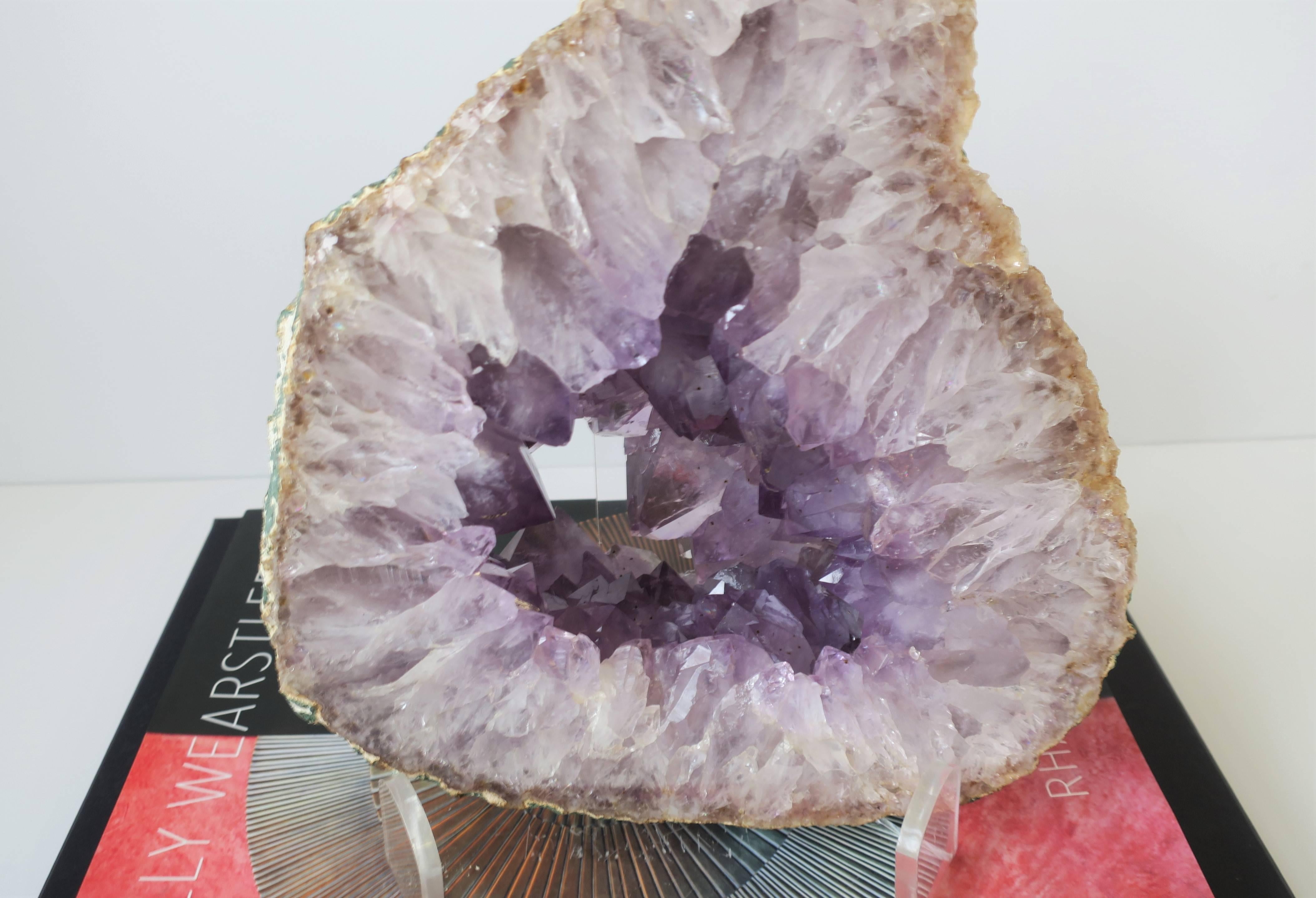 Large Natural Purple Amethyst Crystal Sculpture 1