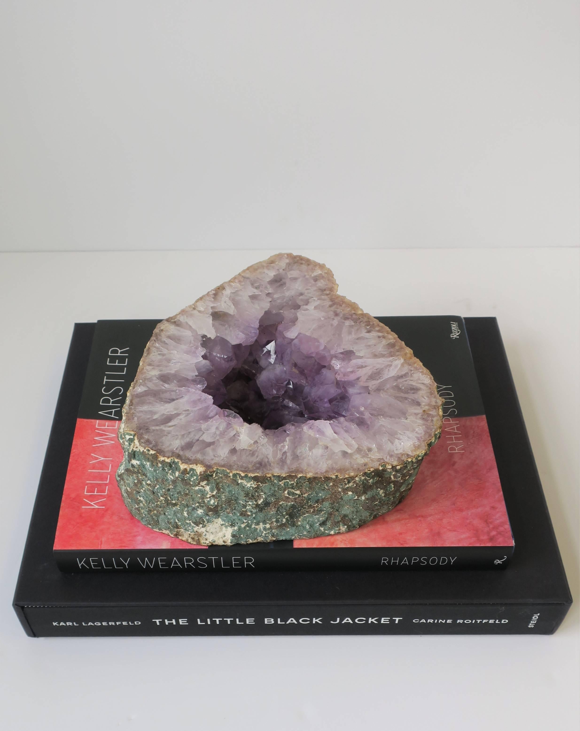 Large Natural Purple Amethyst Crystal Sculpture 4