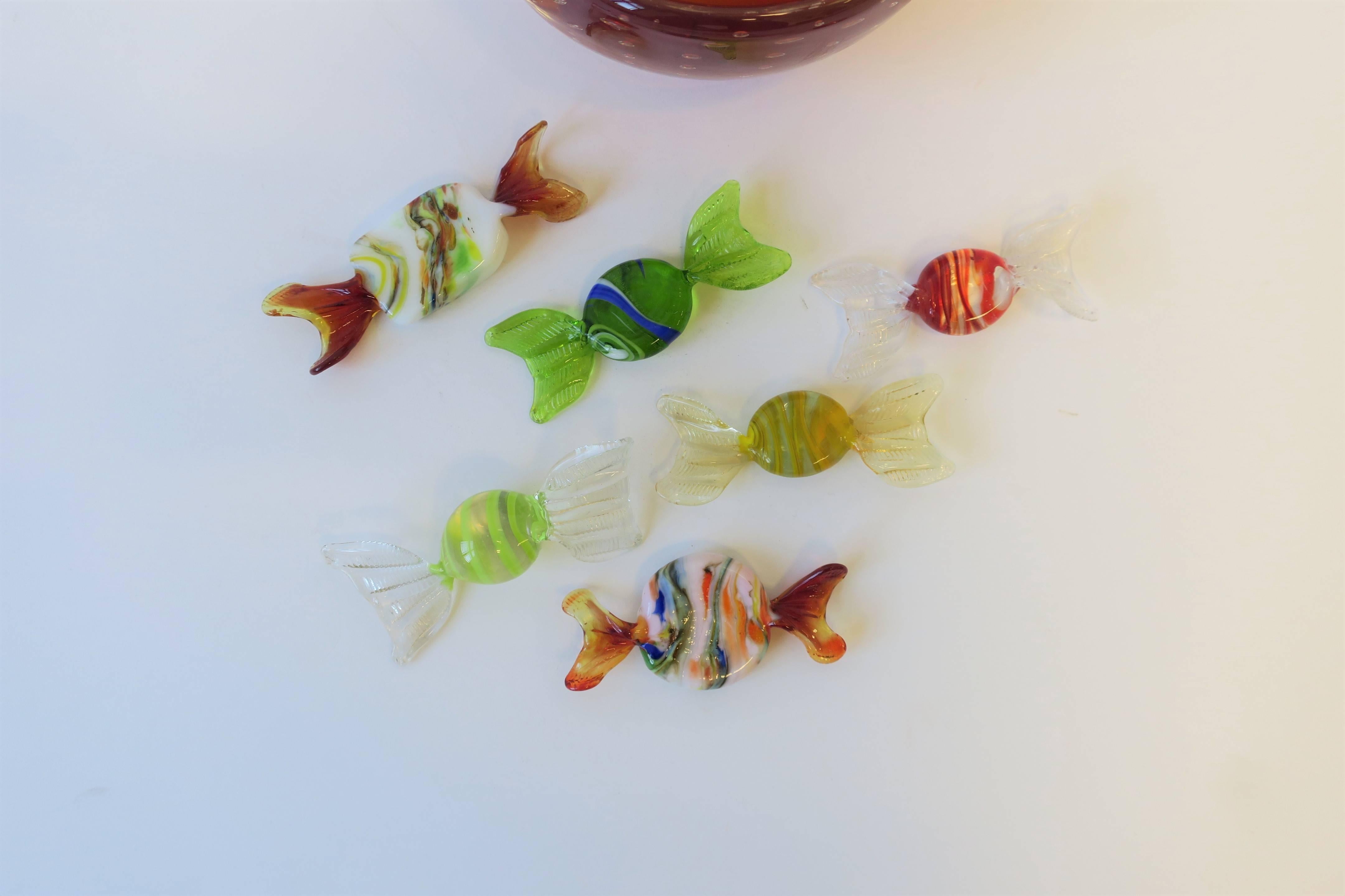 Modern Italian Murano Art Glass Candy Pieces 10