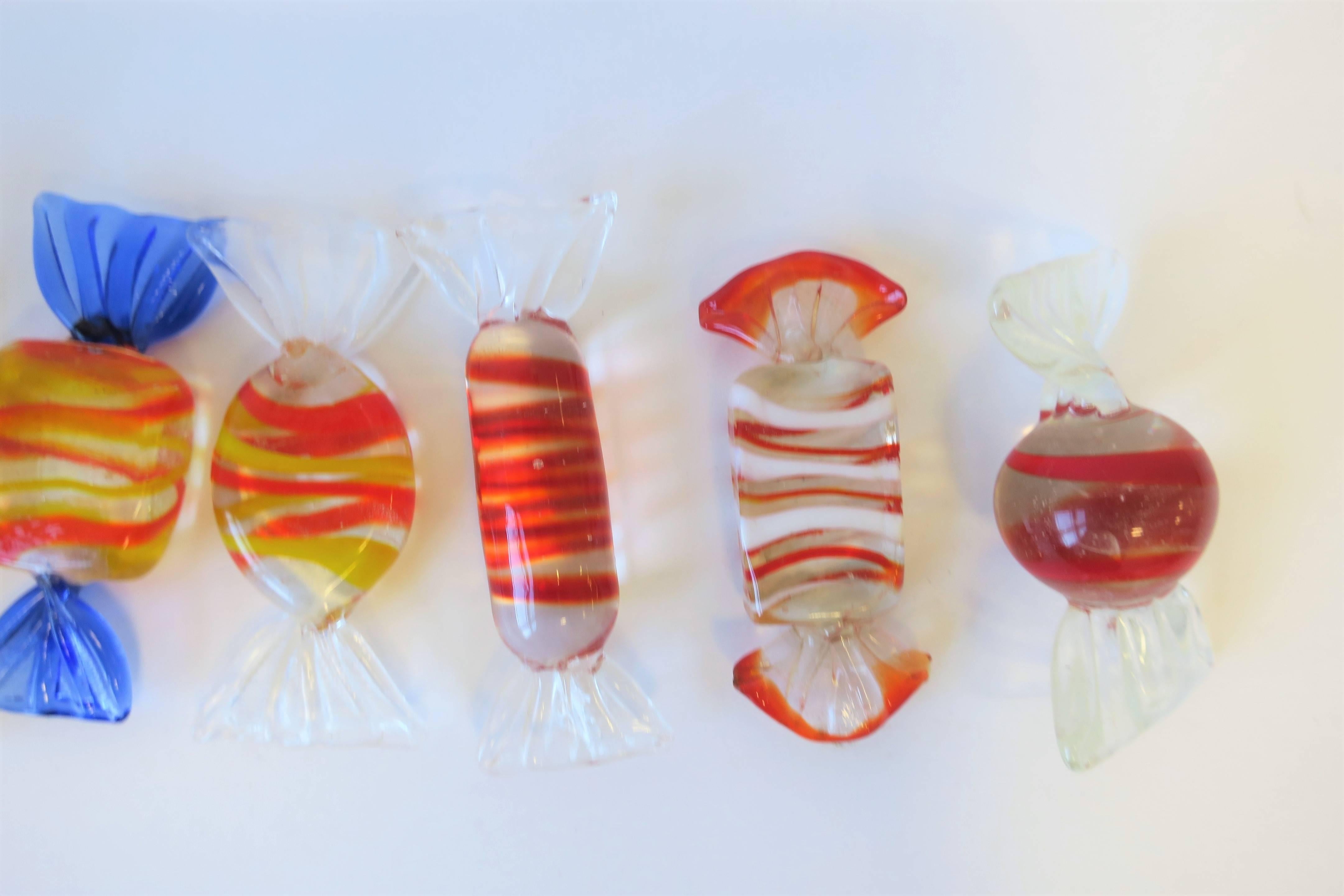 Italian Murano Art Glass Candy Pieces 3