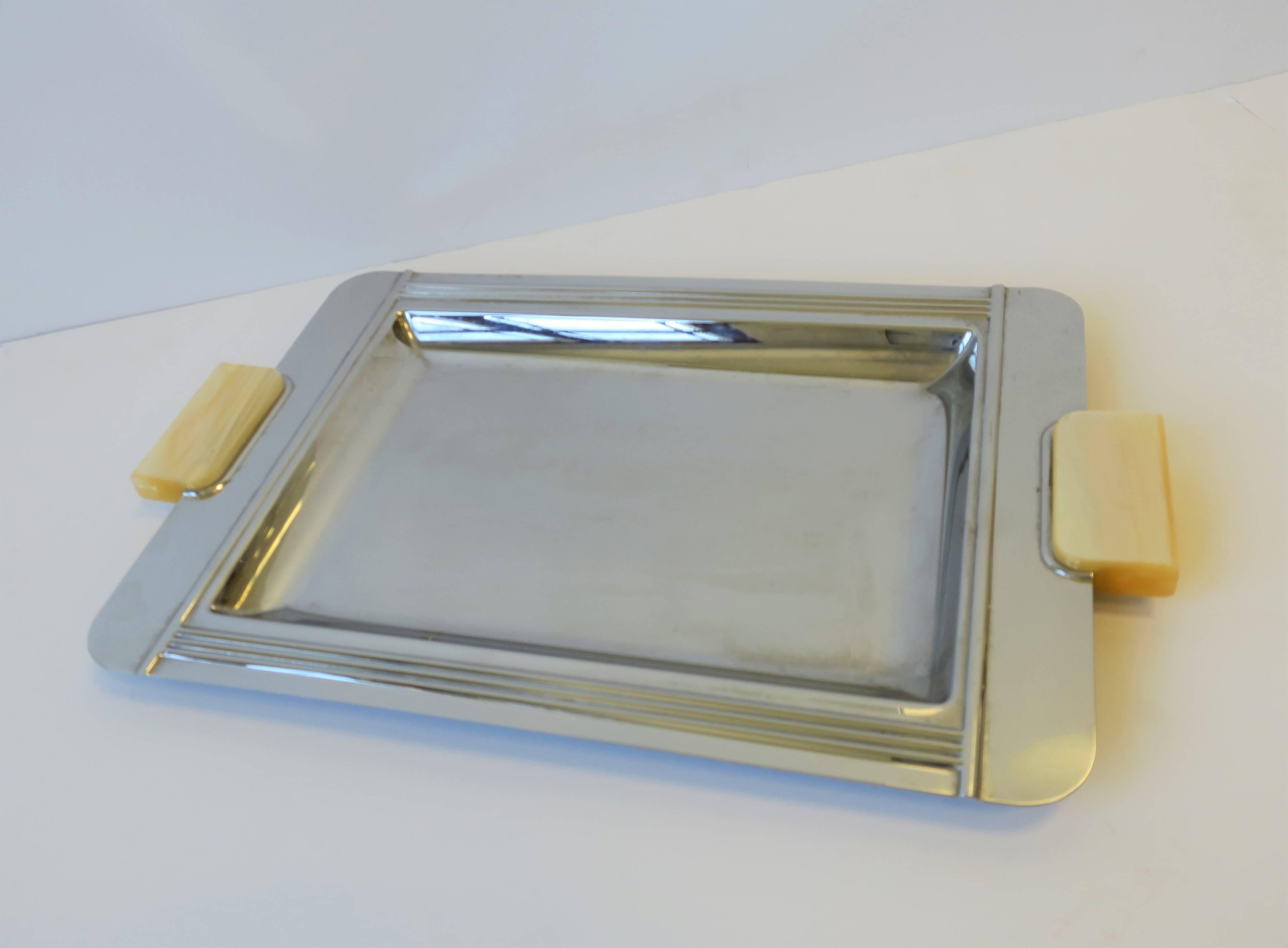 art deco serving tray