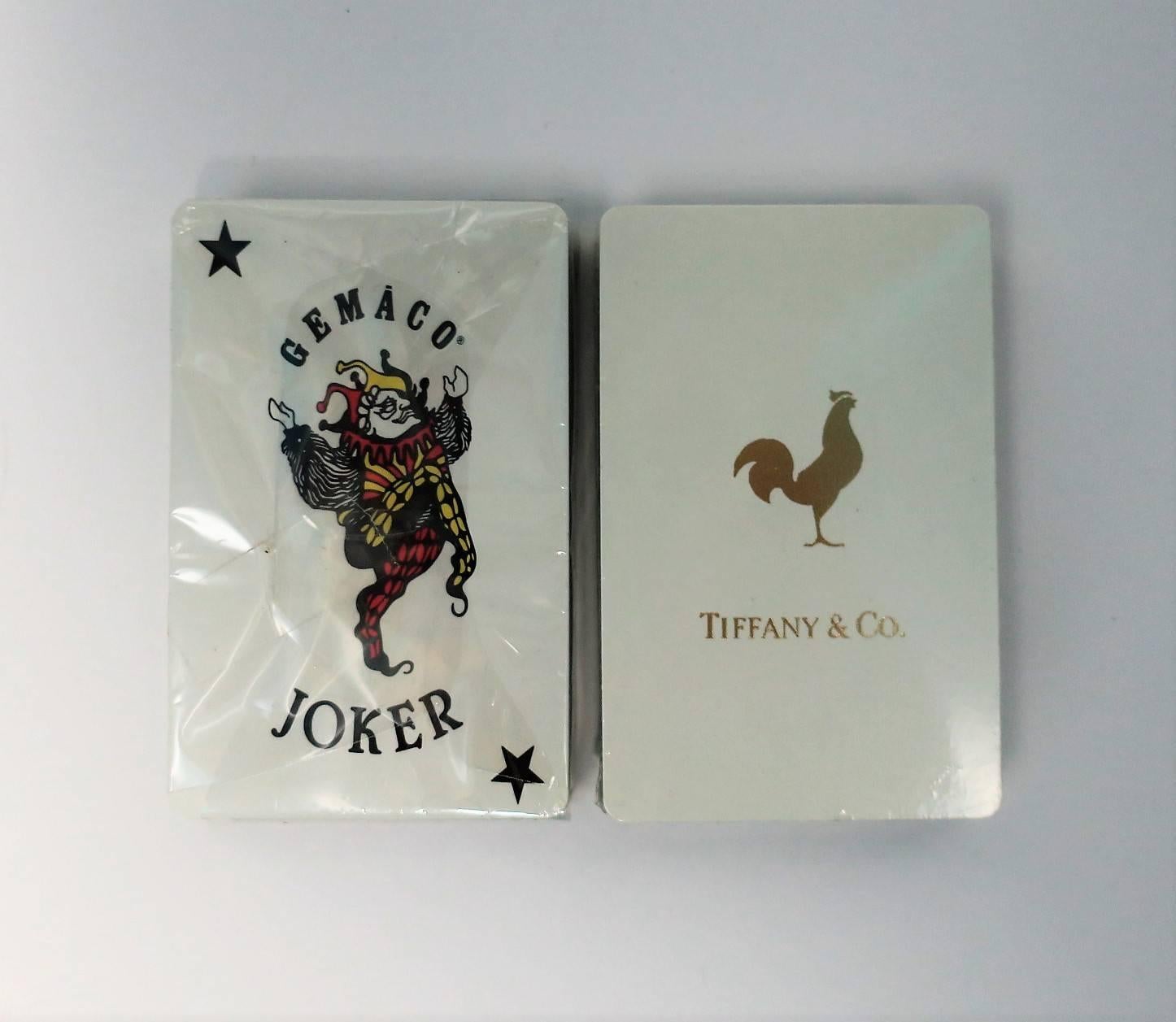 American Vintage Tiffany & Co. Playing Cards Game Set