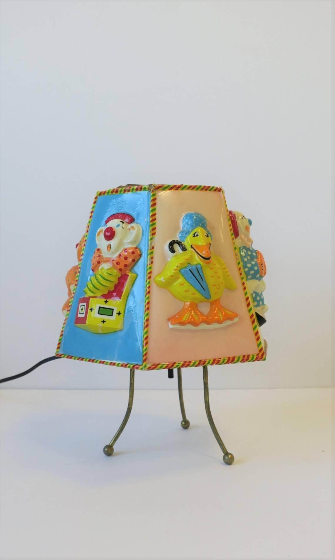 American Baby or Child's Table Lamp Midcentury Modern
