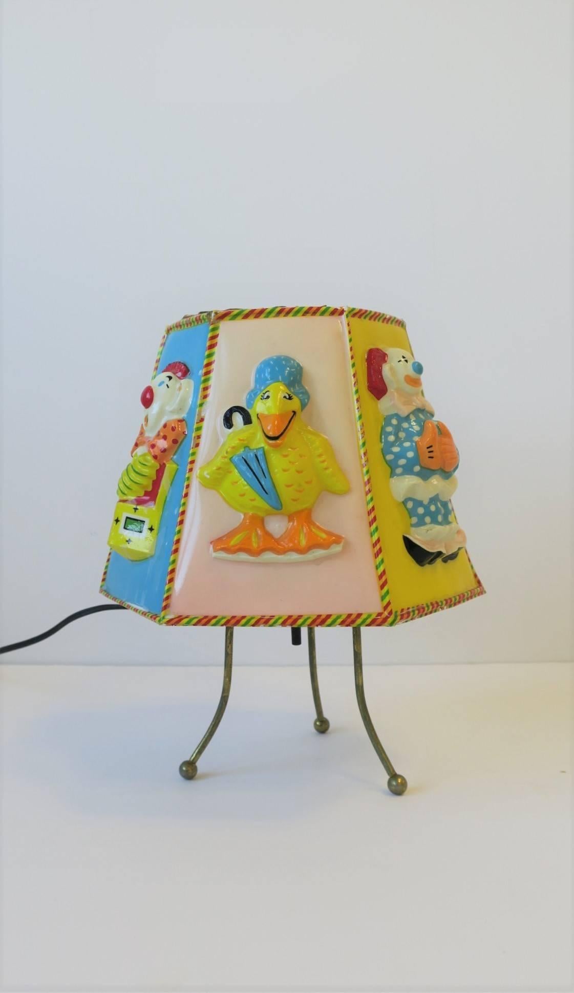 Baby or Child's Table Lamp Midcentury Modern In Good Condition In New York, NY