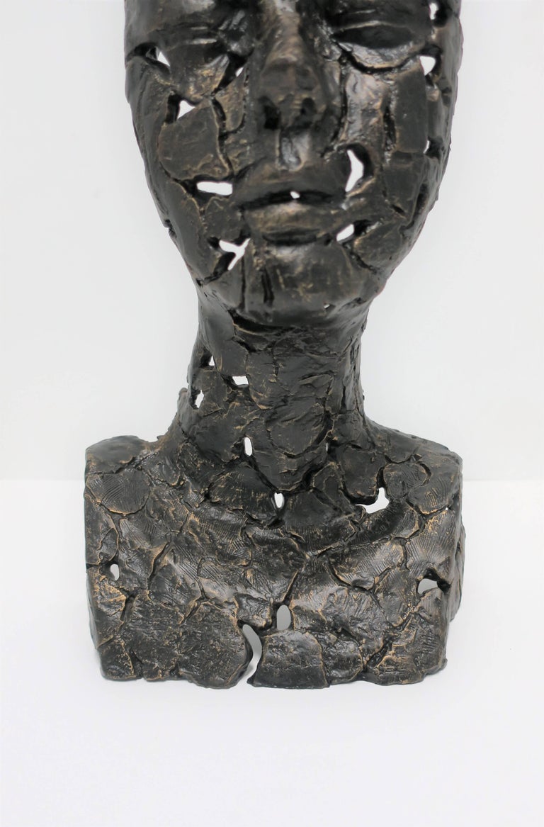 Bronze Style Female Bust Sculpture, 21st Century For Sale at 1stdibs