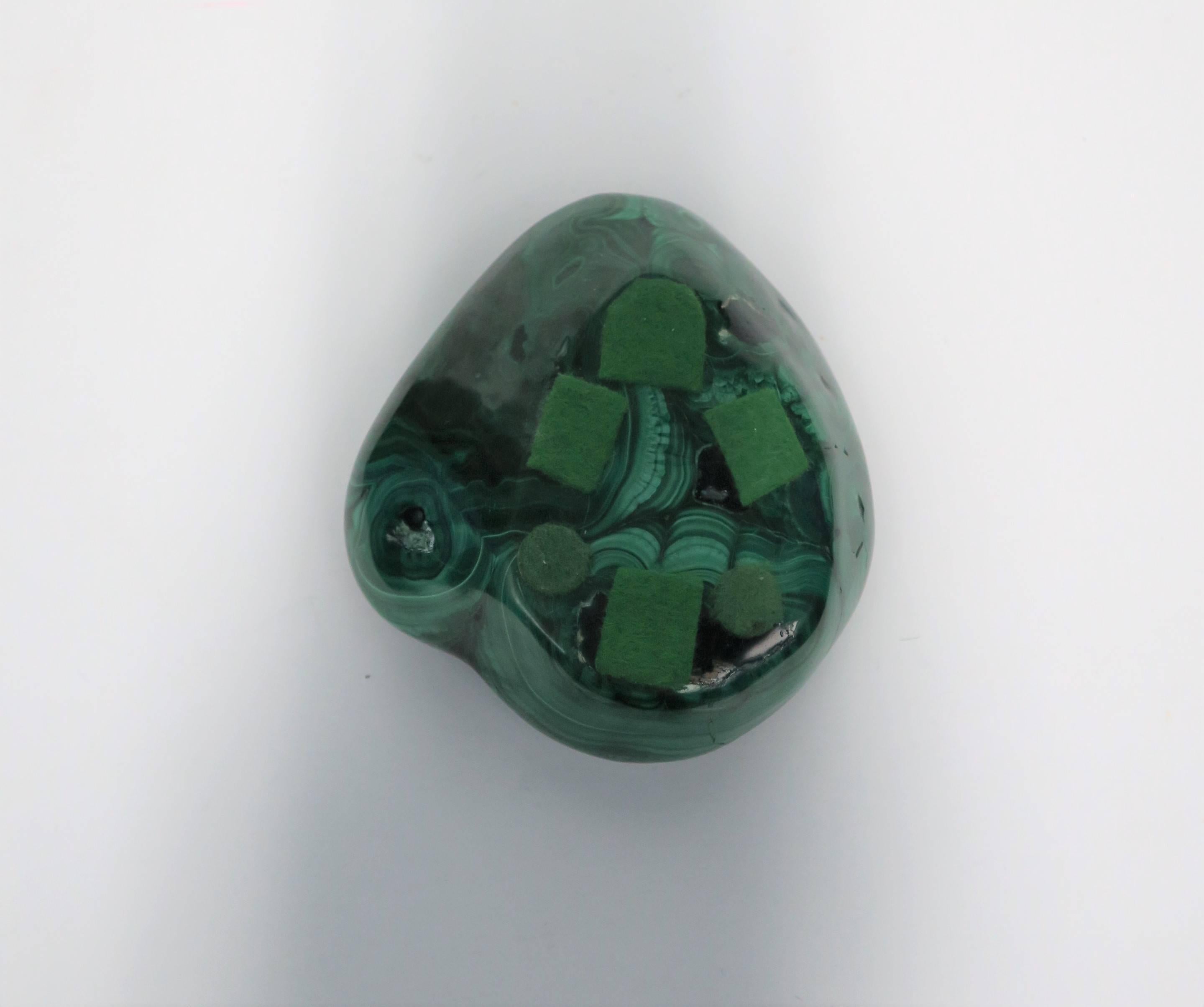 Emerald Green Malachite Bowl 4