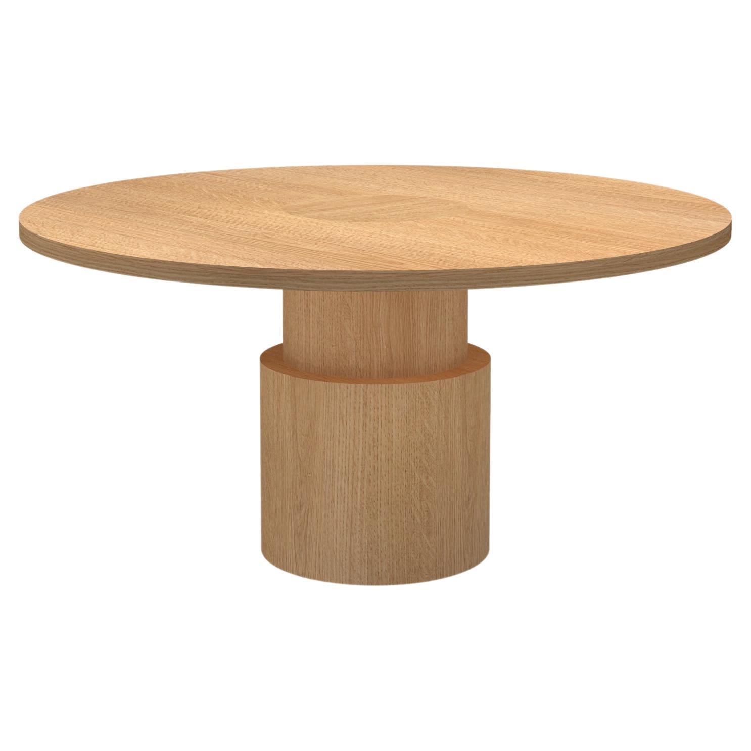 Contemporary 100 Dining Table in Oak by Orphan Work, 2019 For Sale
