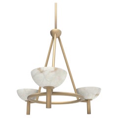 Contemporary Prato Chandelier 200A in Alabaster by Orphan Work