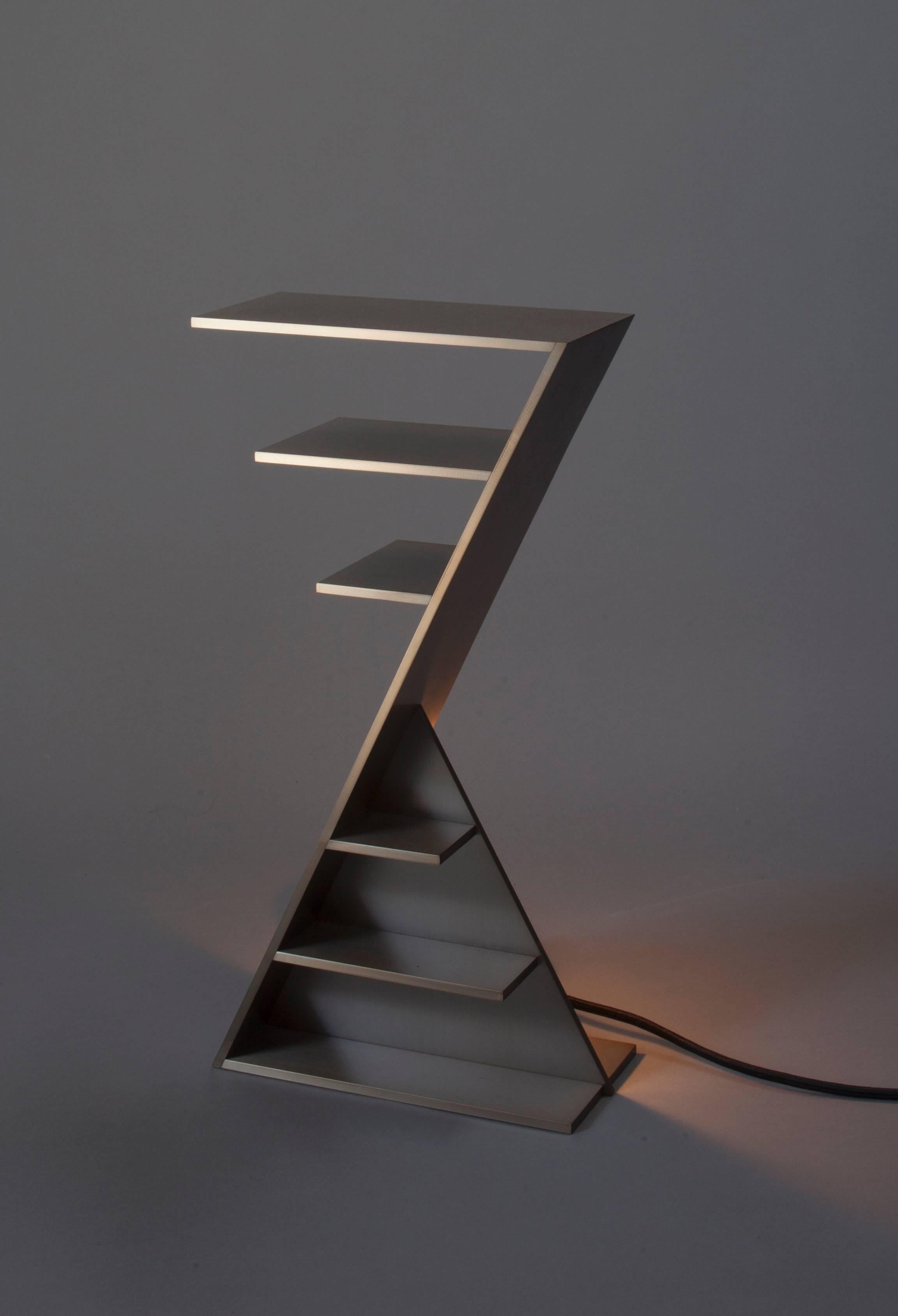 Steel Contemporary 'Duat' Table Lamp by Material Lust, 2015 For Sale