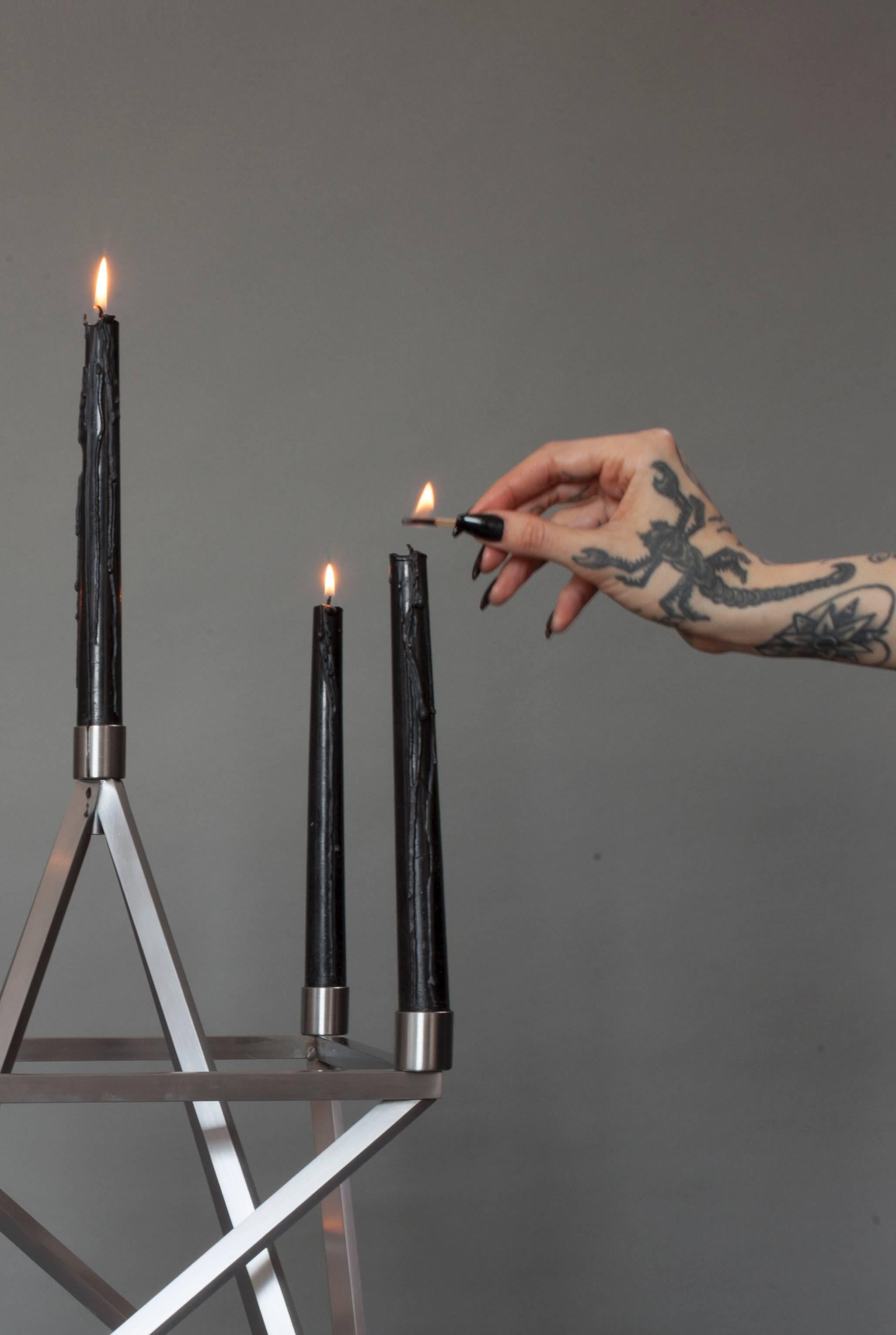 American Contemporary 'Pagan' Star Candelabra by Material Lust, 2016 For Sale