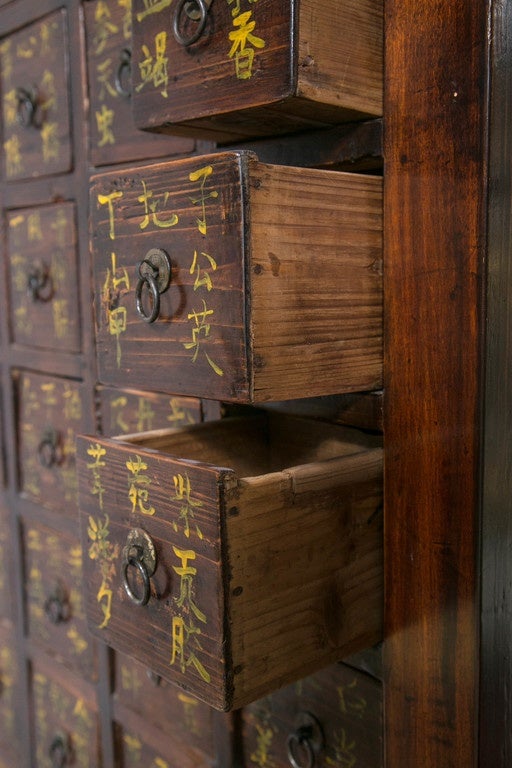 19th Century Antique Chinese Apothecary / Medicine Chest