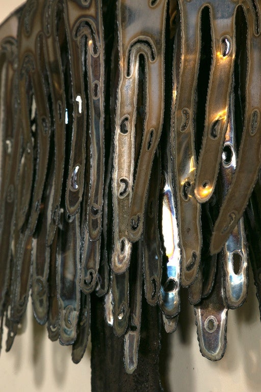 Modern Metal Weeping Willow Tree Wall Hanging For Sale