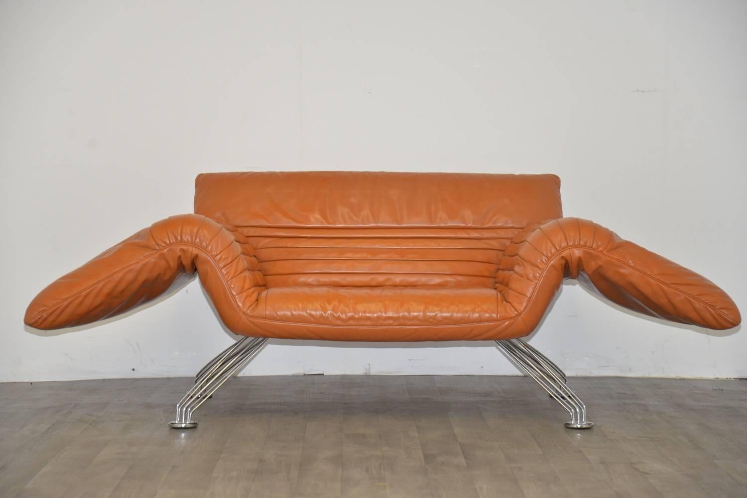 Vintage de Sede Sofa or Chaise Longue by Winfried Totzek, 1988 In Excellent Condition In Fen Drayton, Cambridgeshire