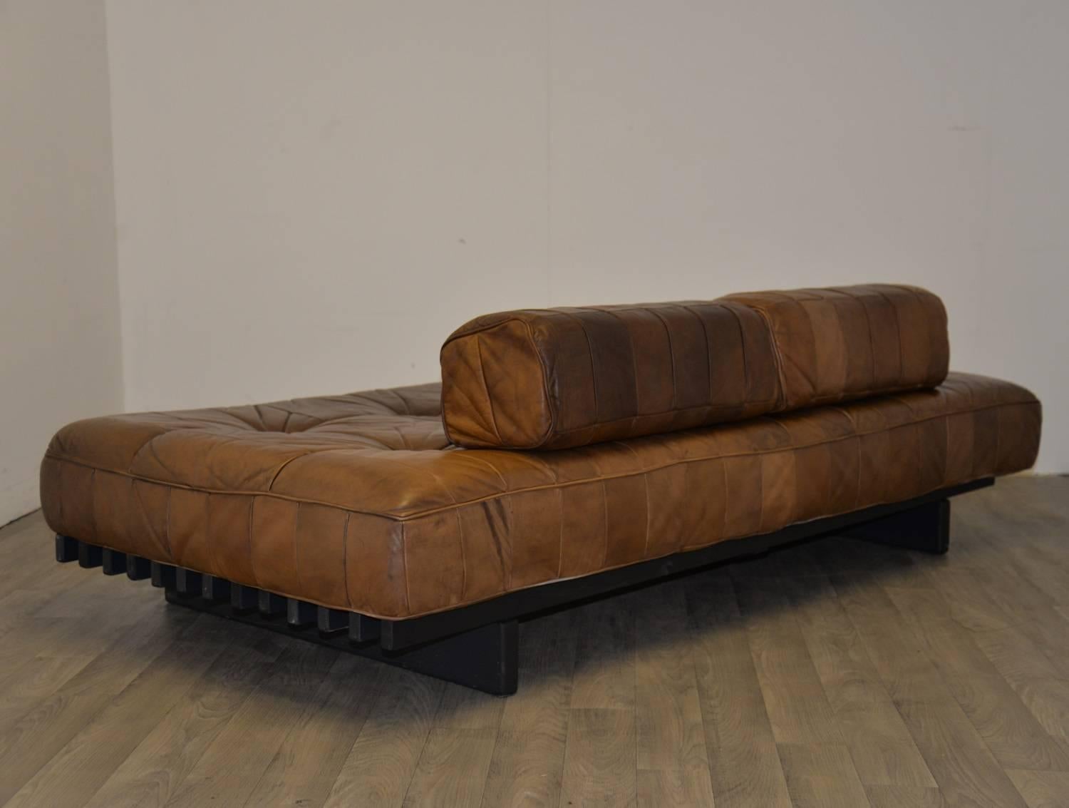 Vintage Swiss de Sede DS 80 Leather Daybed, 1960s 2