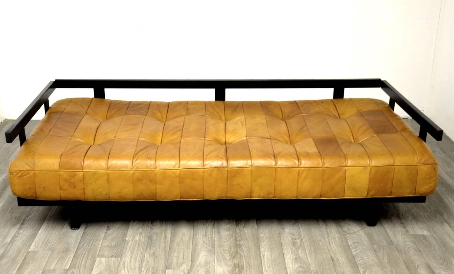 Vintage Swiss de Sede Ds 80 Leather Daybed, 1960s 3
