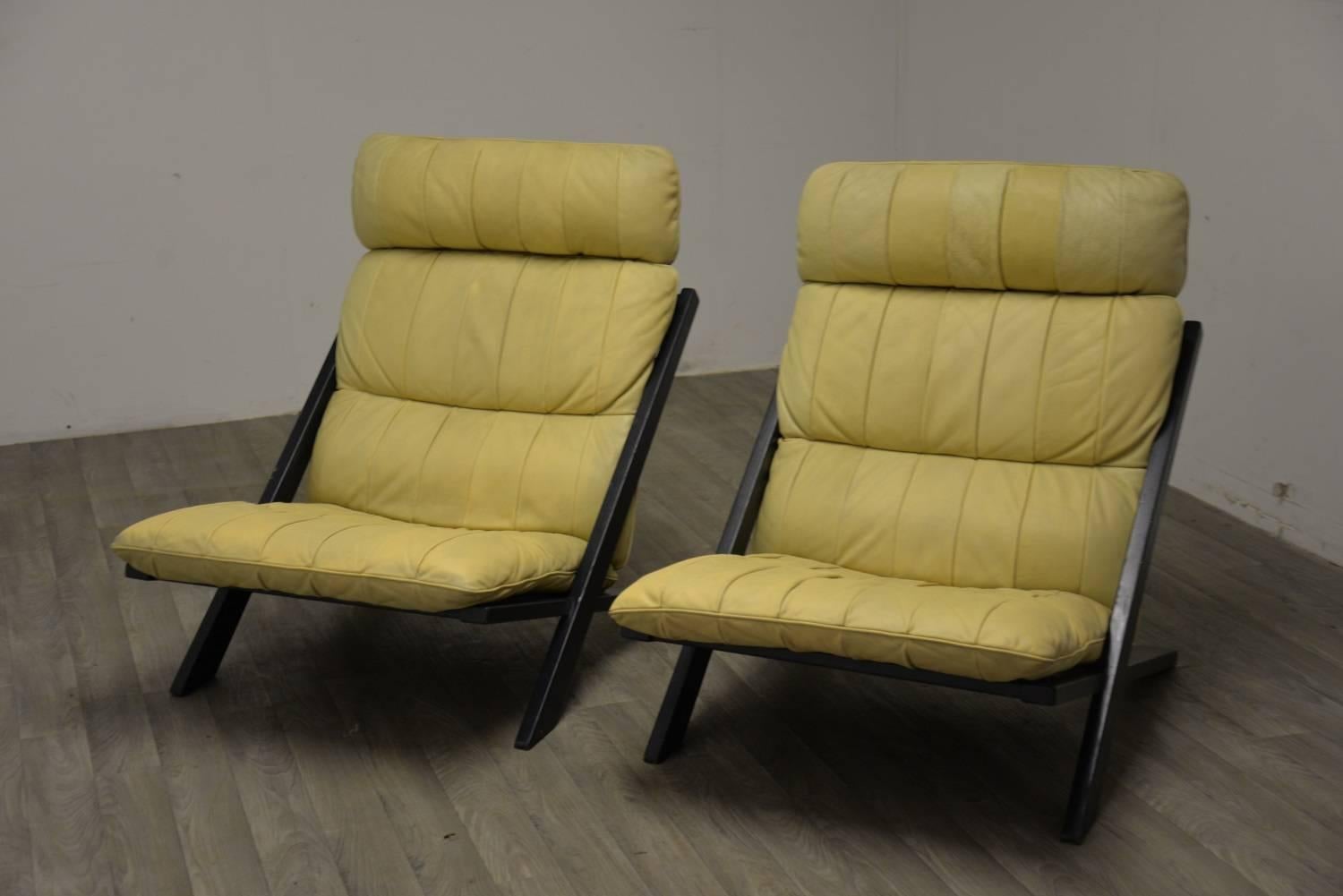 Discounted airfreight for our US and International customers ( from 2 weeks door to door)

We are delighted to bring to you an original patchwork leather lounge chair by Ueli Berger for De Sede of Switzerland, 1970`s. Standing on a black lacquered