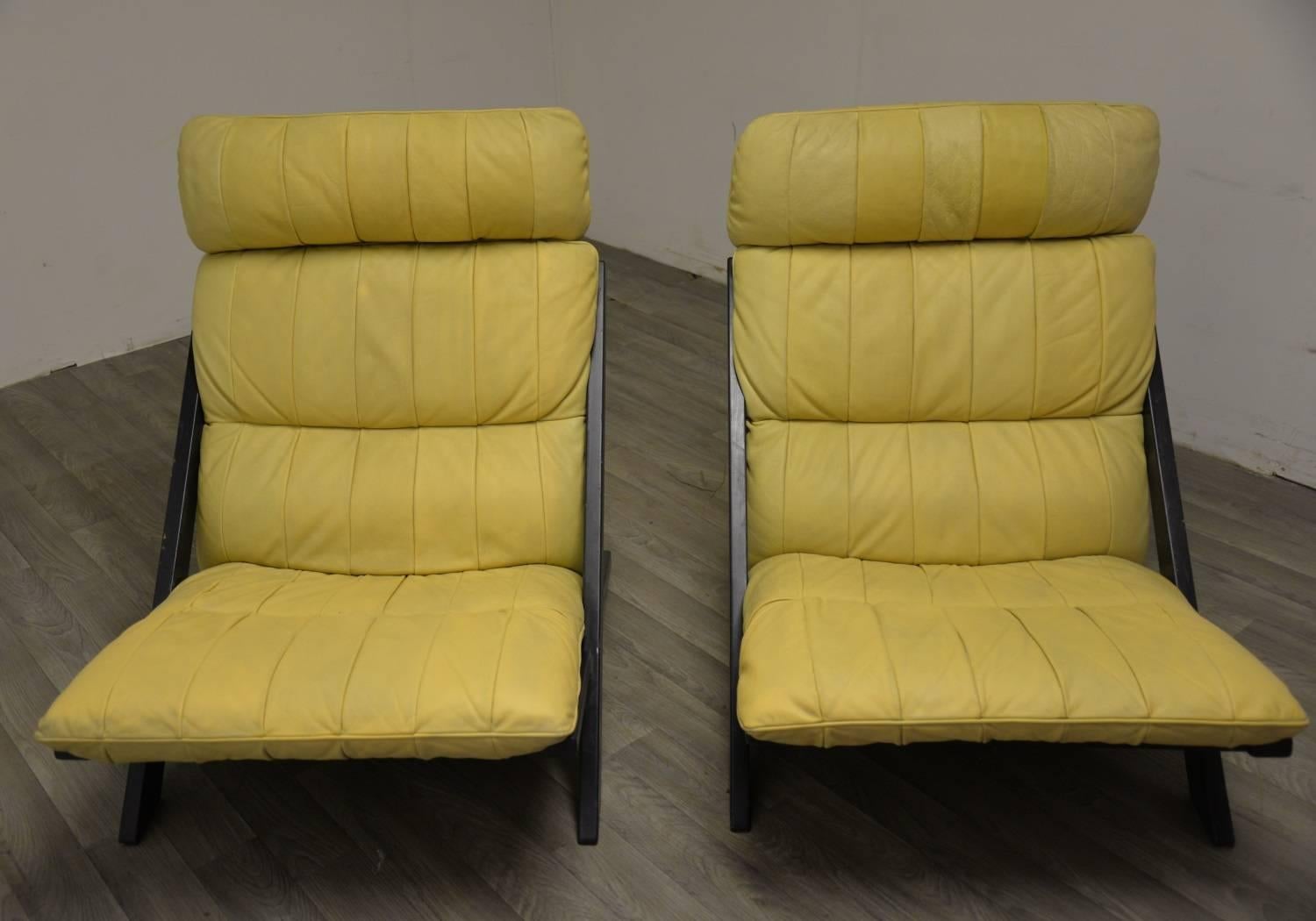 Swiss Patchwork Leather Lounge Chair by Ueli Berger for De Sede, Switzerland 1970`s For Sale