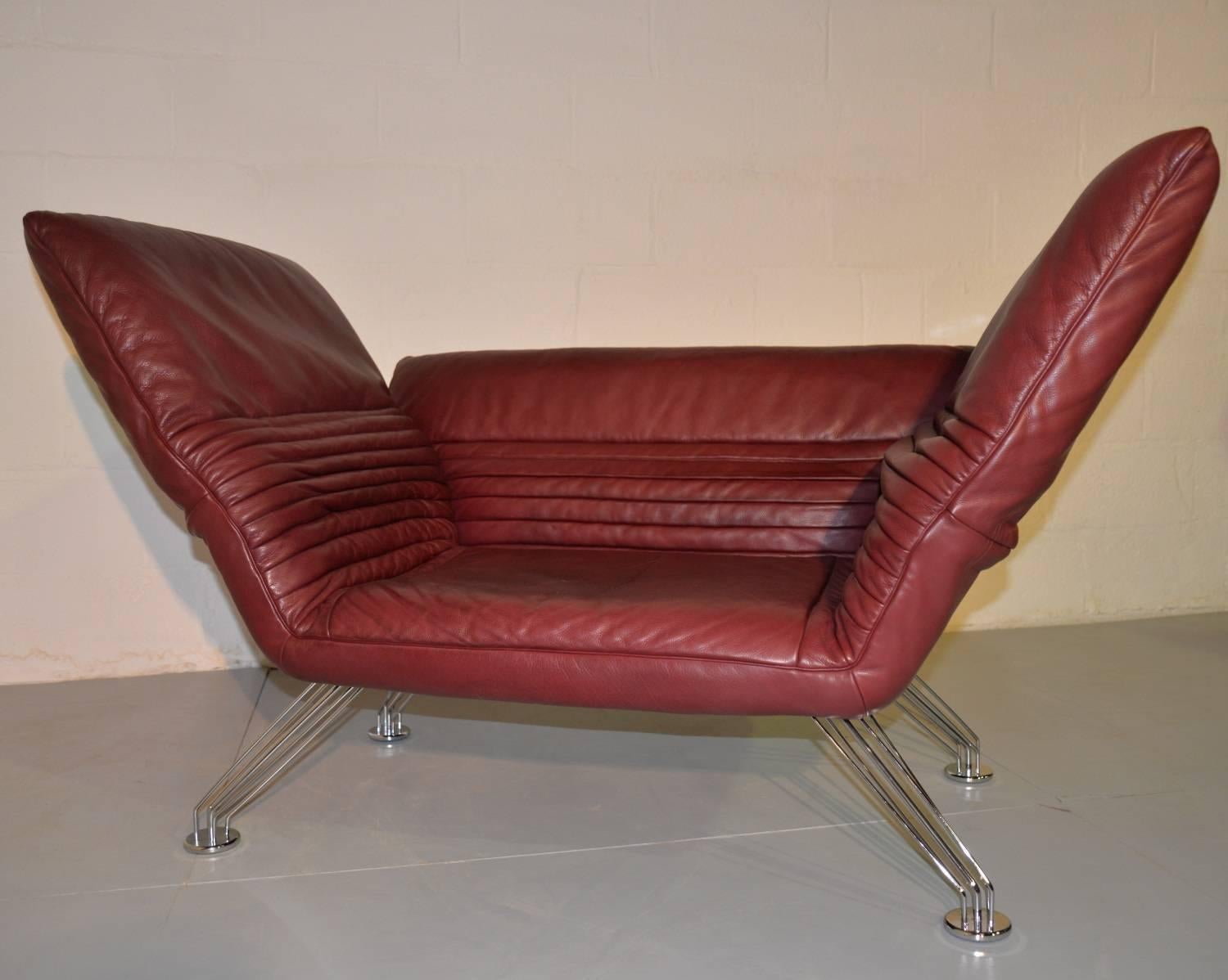 Vintage Swiss De Sede Sofa or Chaise Longue by Winfried Totzek, 1988 1