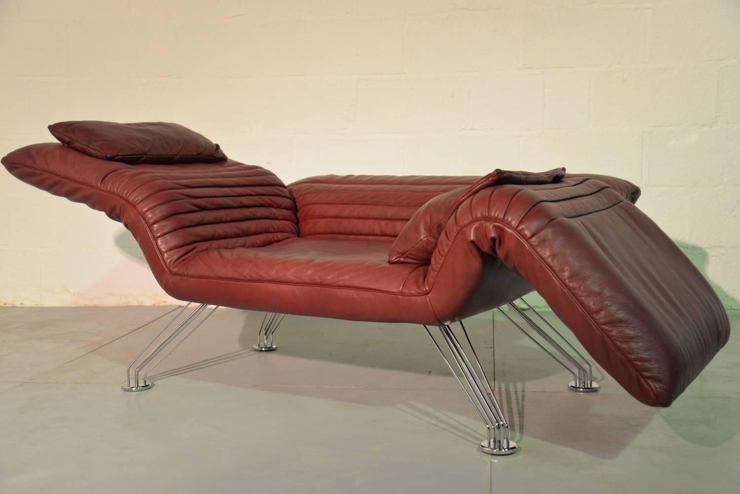 Vintage Swiss De Sede Sofa or Chaise Longue by Winfried Totzek, 1988 3
