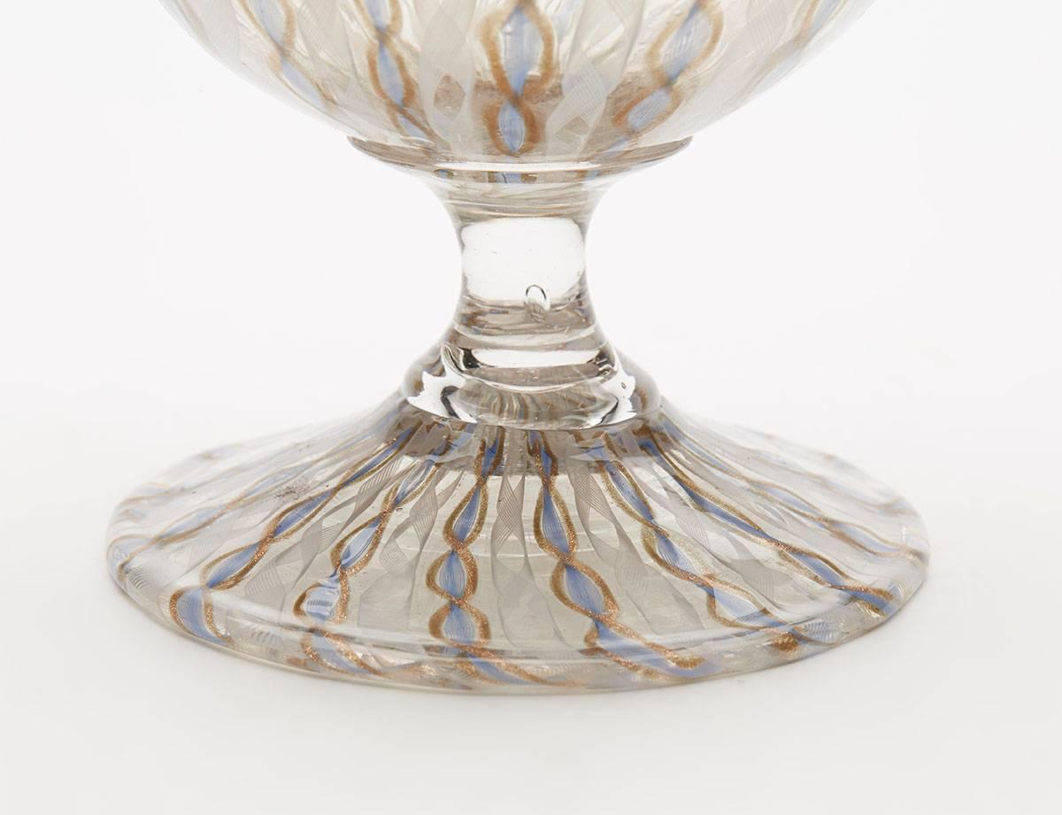 Antique Italian Façon De Venise Glass Vase, 19th Century For Sale 2