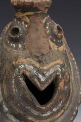 Kwoma Zeremonialkeramik Kopf Krug Papau-Neuguinea:: 19. Jahrhundert