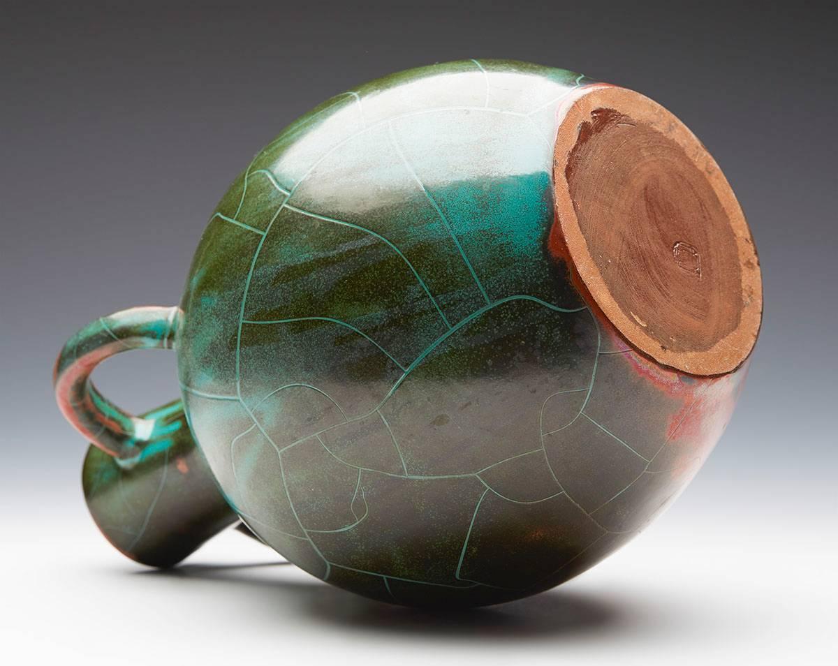 Earthenware Art Deco Paul Dresler Grootenburg Copper Glazed Vase, circa 1930