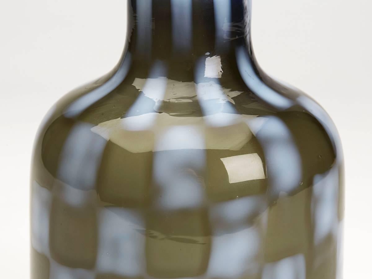 Hand-Crafted Vintage Italian Murano Pezzato Art Glass Vase, 20th Century