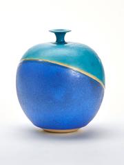 Studio Pottery Vase Signed Brancusi, 20th Century