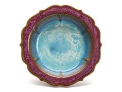 Vintage Chinese Jun Ware Pedestal Bowl