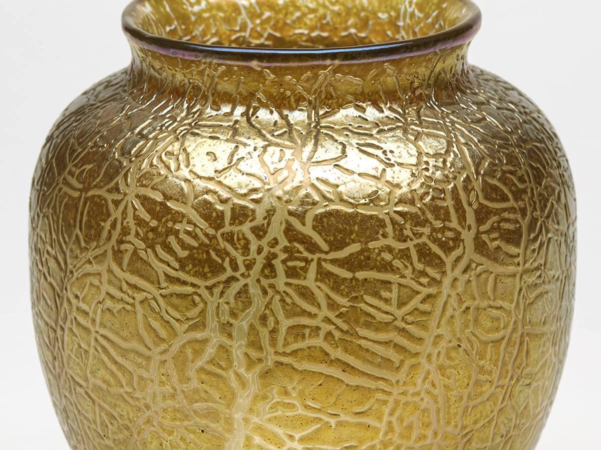 loetz art glass vase